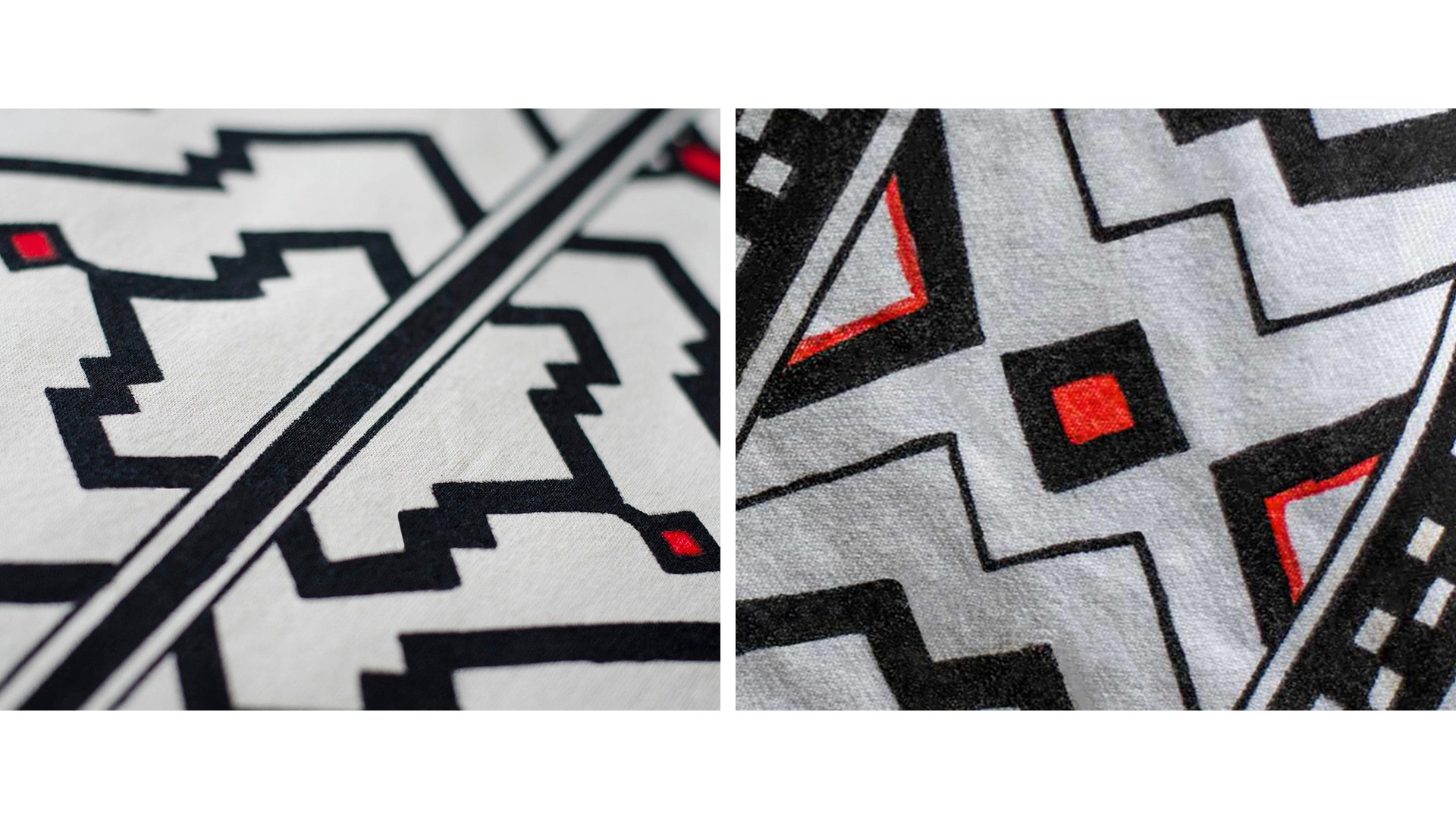 Iconografía Yine representada por patrones geométricos inspirados en su arte tradicional 