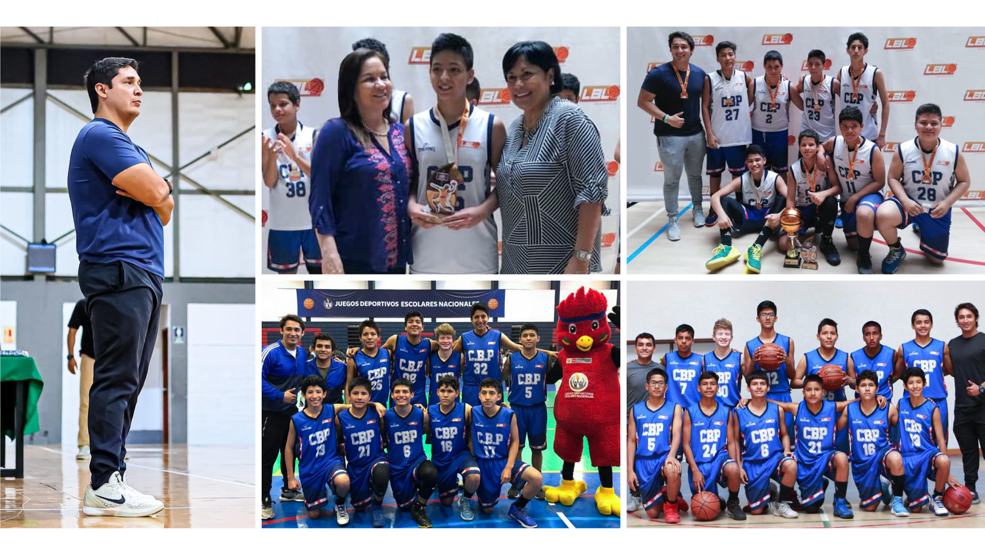 Collage de imágenes que muestra al Club Blas Pascal (CBP)