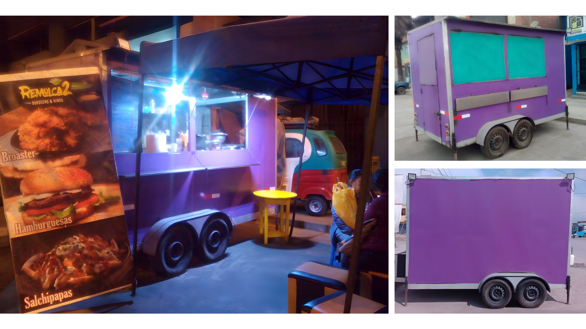 Moodboard de carro de comida rápida antiguo de Remolca2 Foodtruck