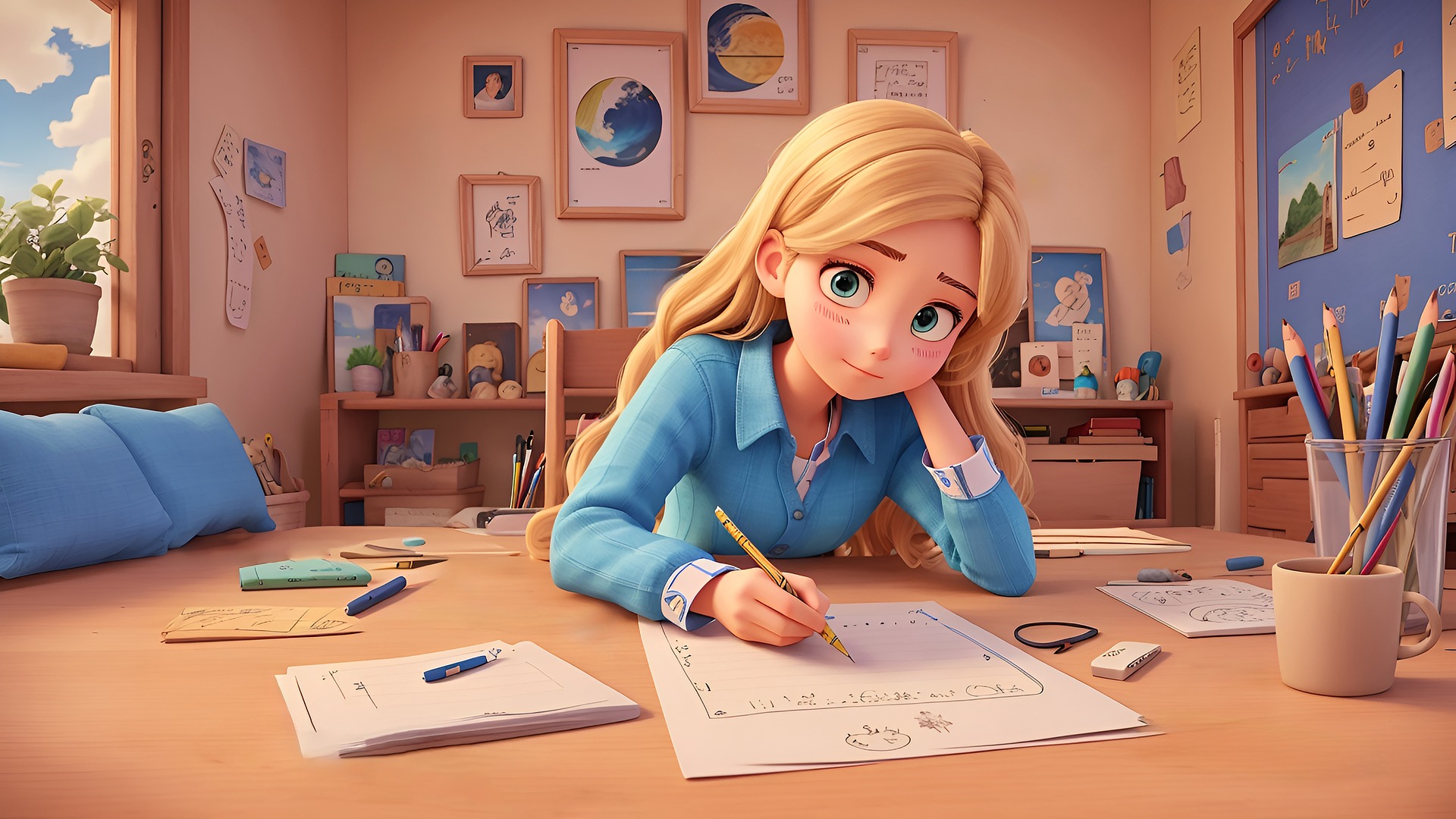 Personagem ilustrado simbolizando desenvolvimento, gestão e planejamento de projetos.