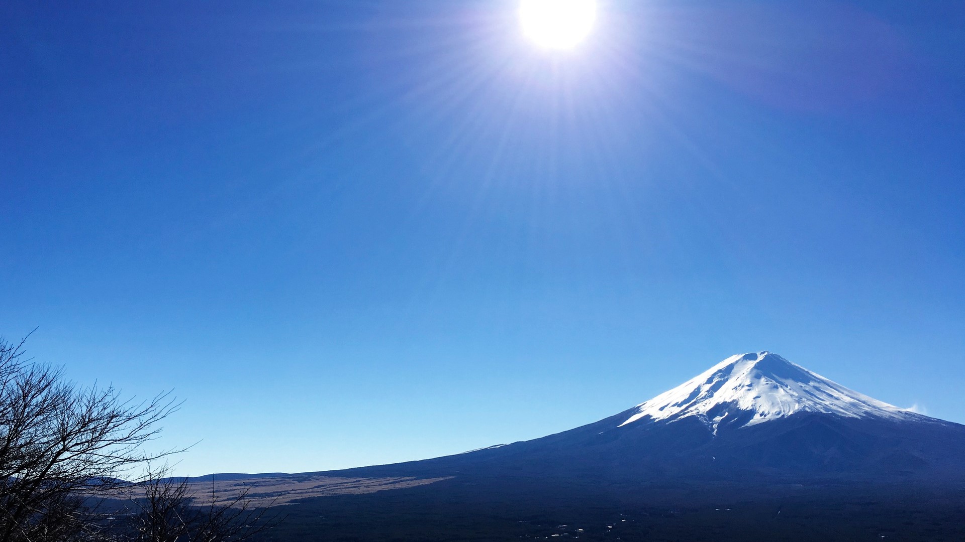 Mont Fuji Japon ensoleillé - contacter Christophe Meunier retour au calme