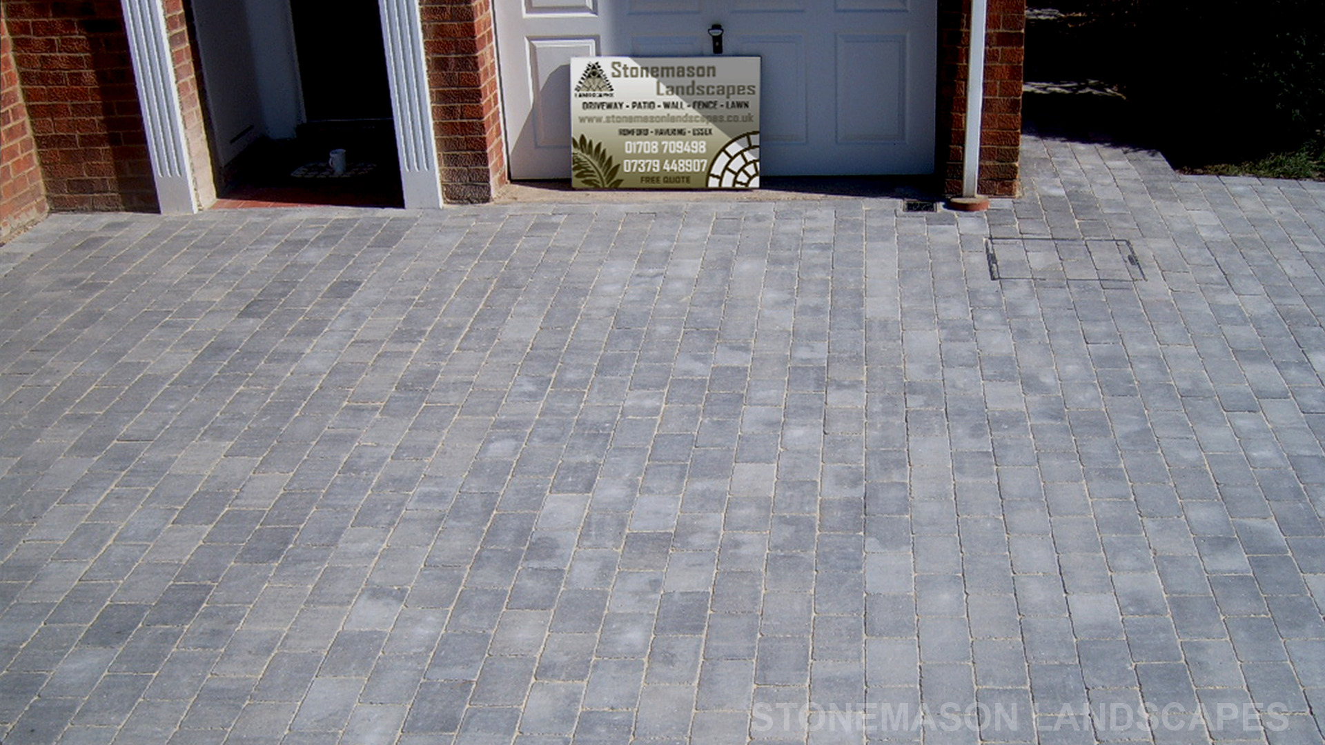 Premium grey block paver driveway - Romford -Chigwell Upminster Hornchurch Brentwood