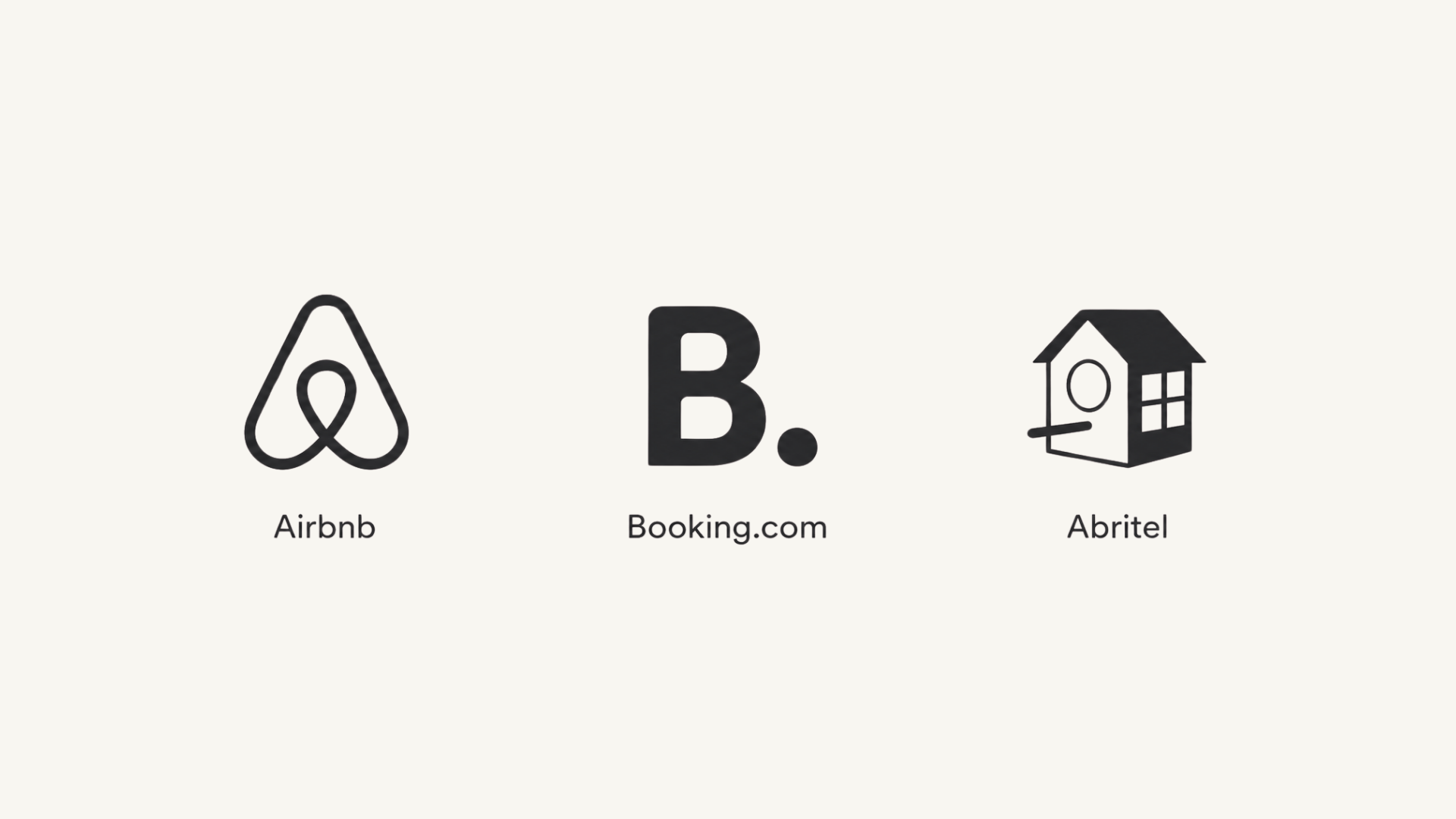 Plateformes de diffusion Airbnb Booking et Abritel utilisées par KEYS365