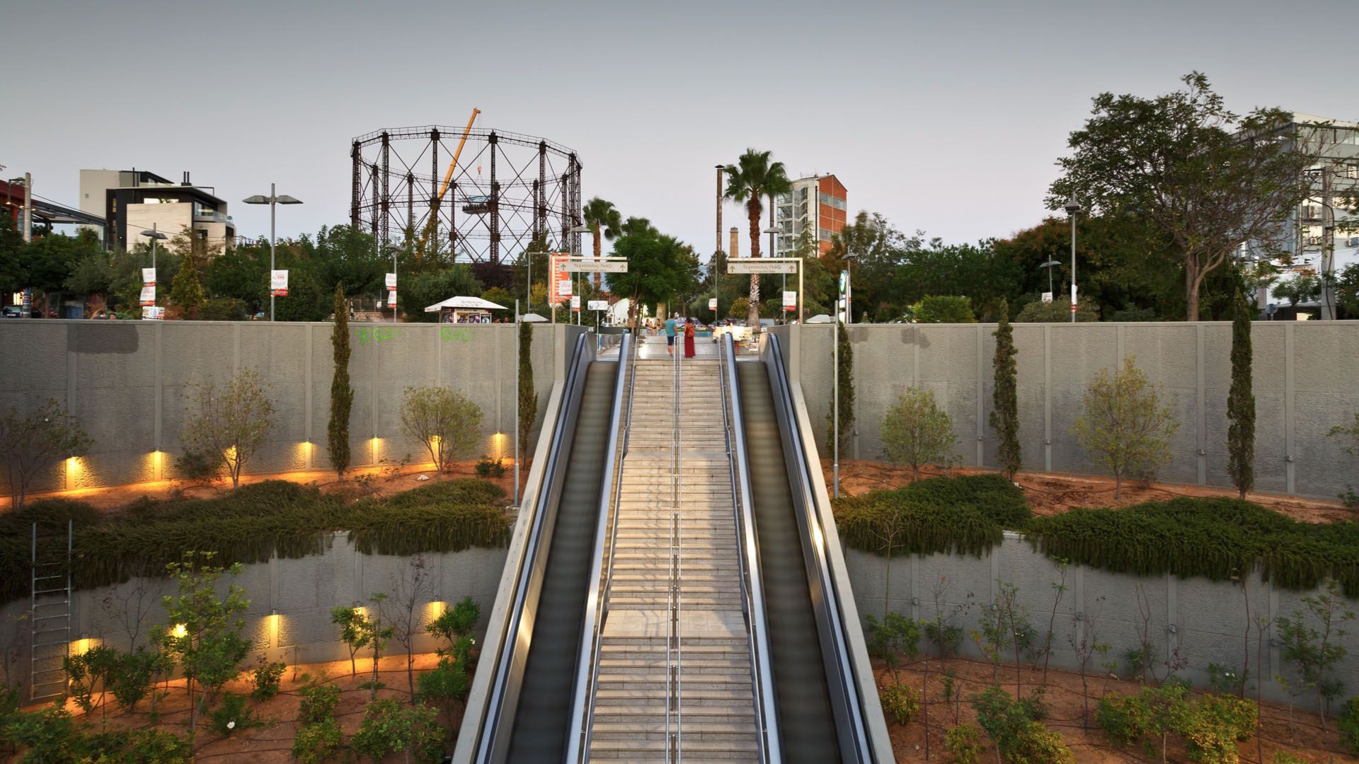 Easy access Athens Gazi Kerameikos metro station