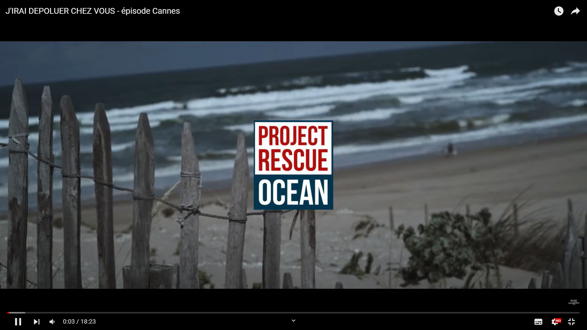 PROJECT RESCUE OCEAN - DOCUMENTAIRE