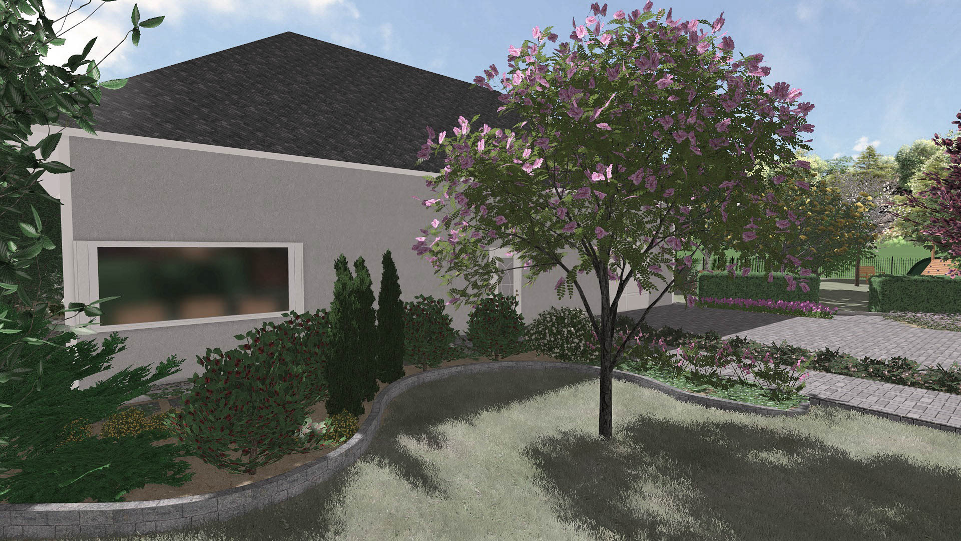 projekt ogrodu Mysłowice Bioróżnorodny 