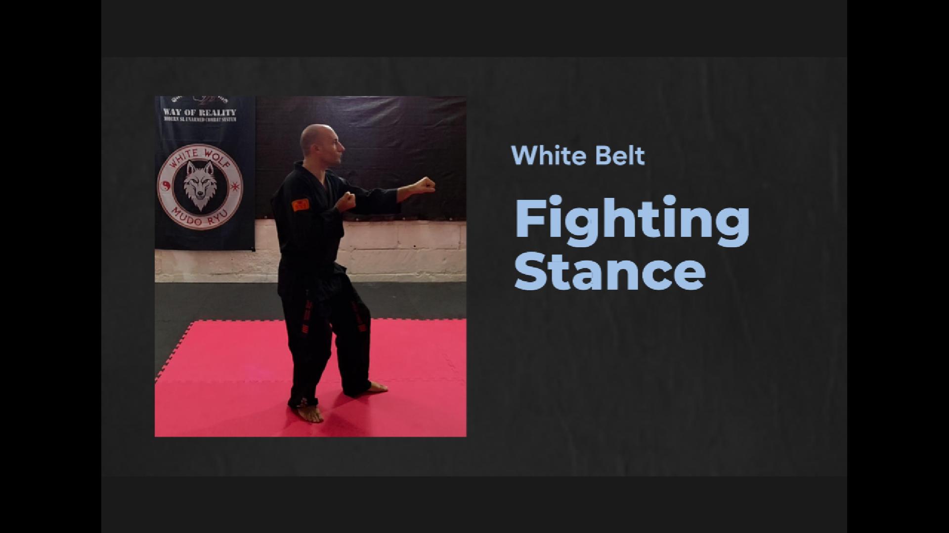 a man in black fighting stance