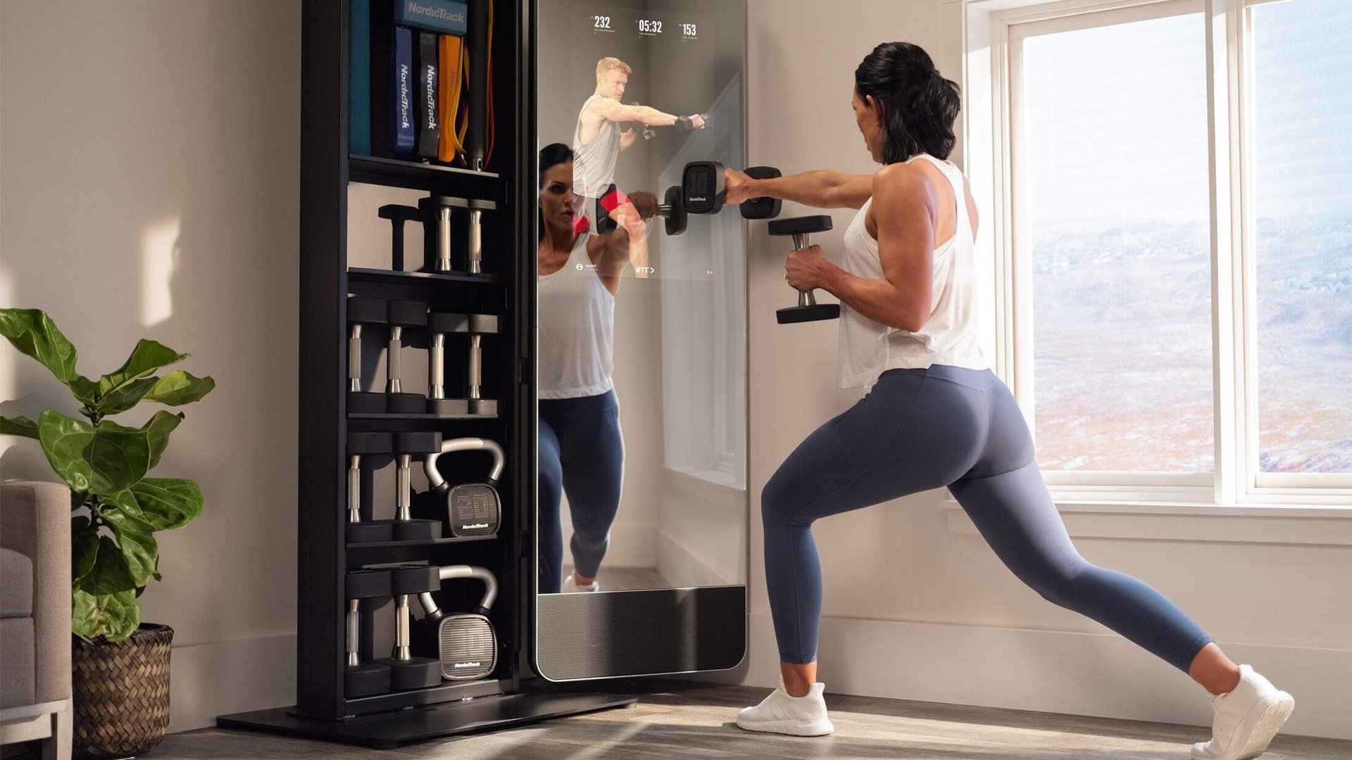 a woman in tights and leggings is doing a squat - squat -