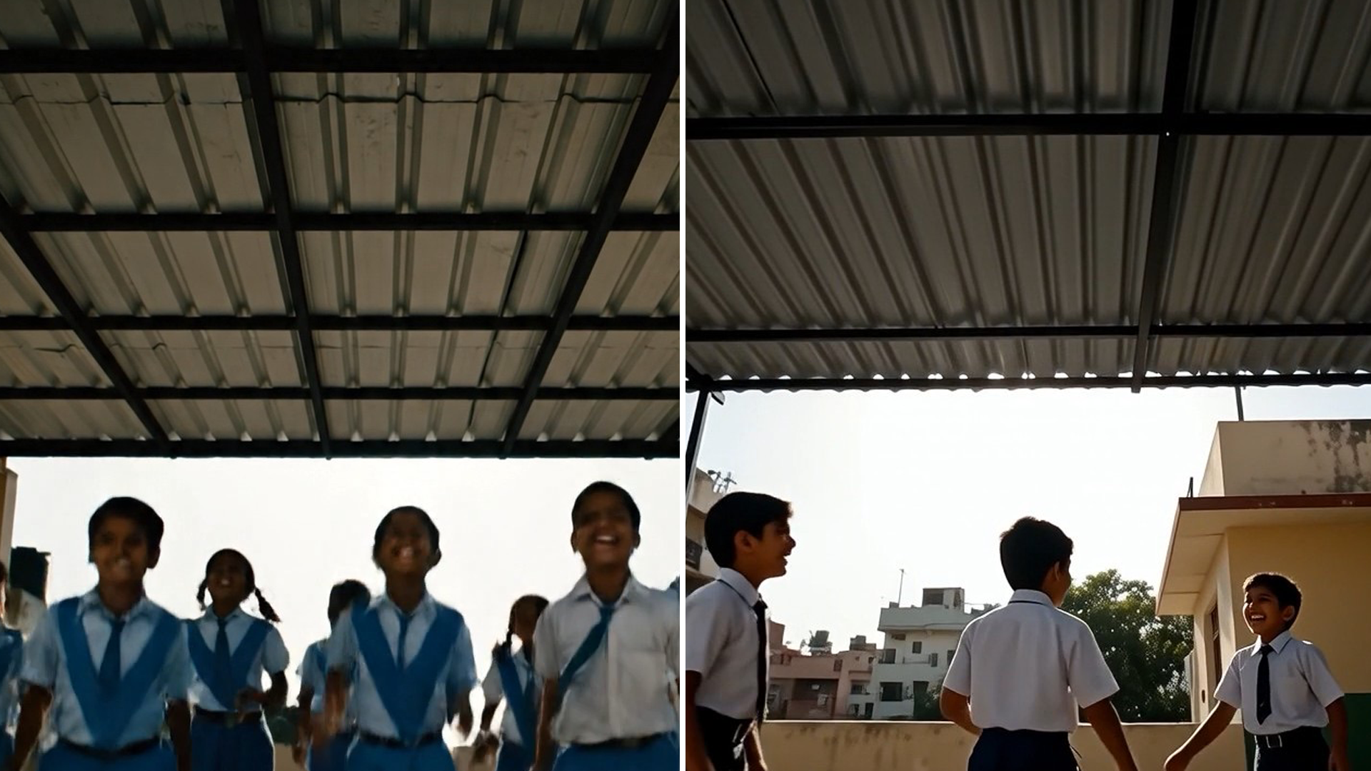 school terrace roofing