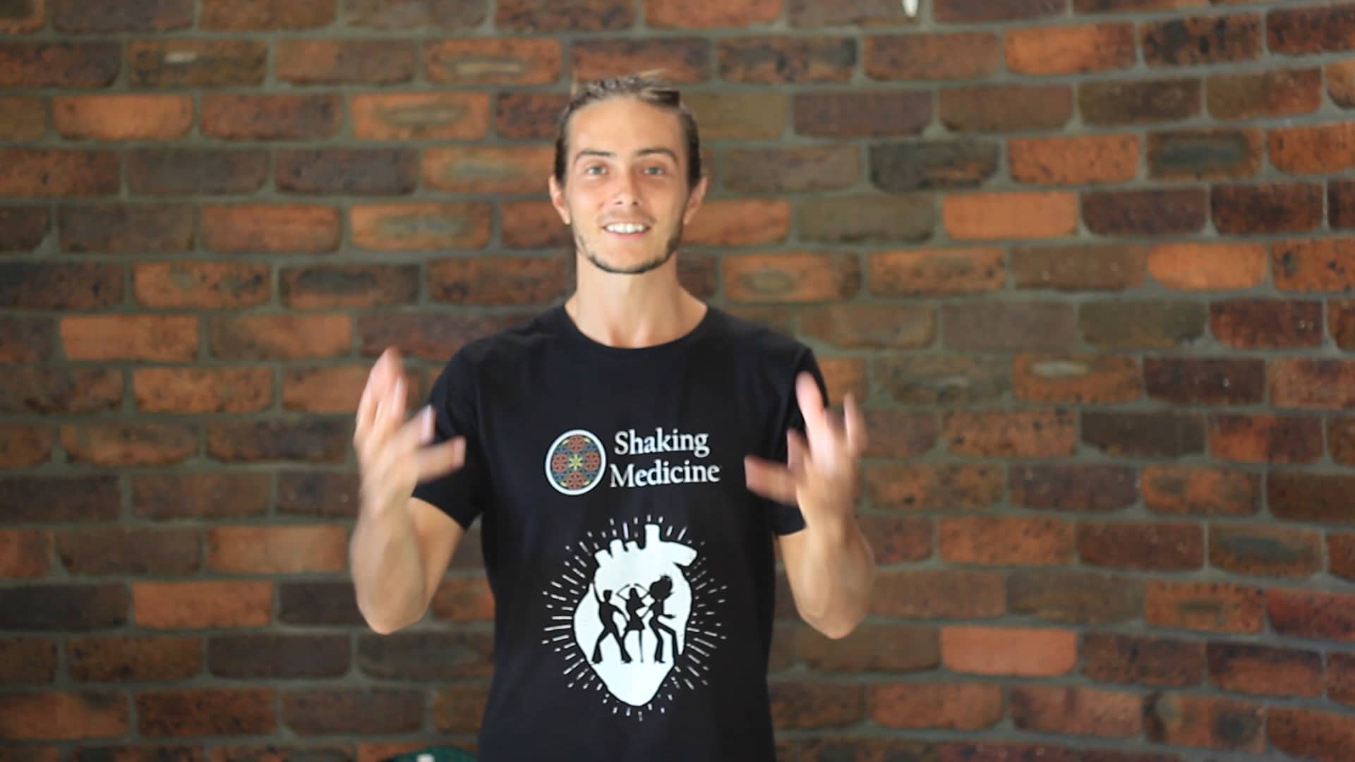 Dr Keith R. Motes explaining the benefits of Shaking Medicine.