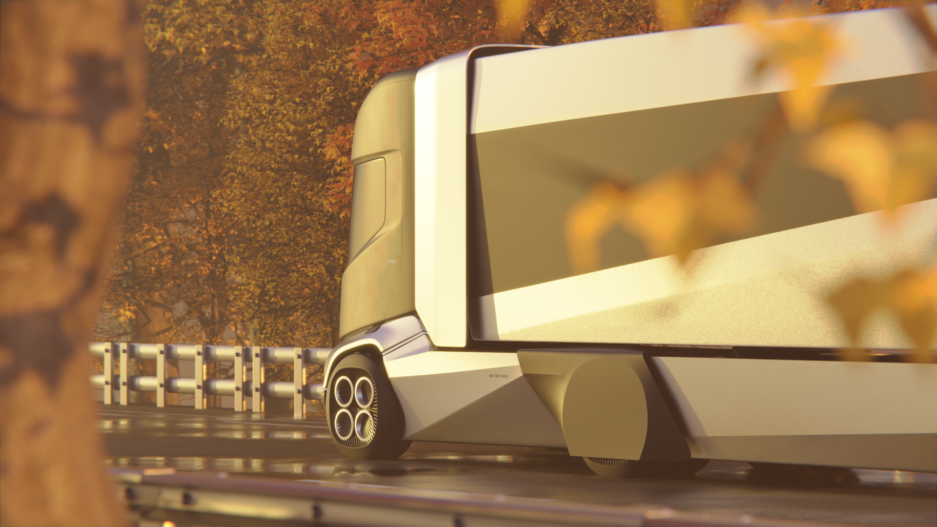 cvx, futuristic truck, concept truck