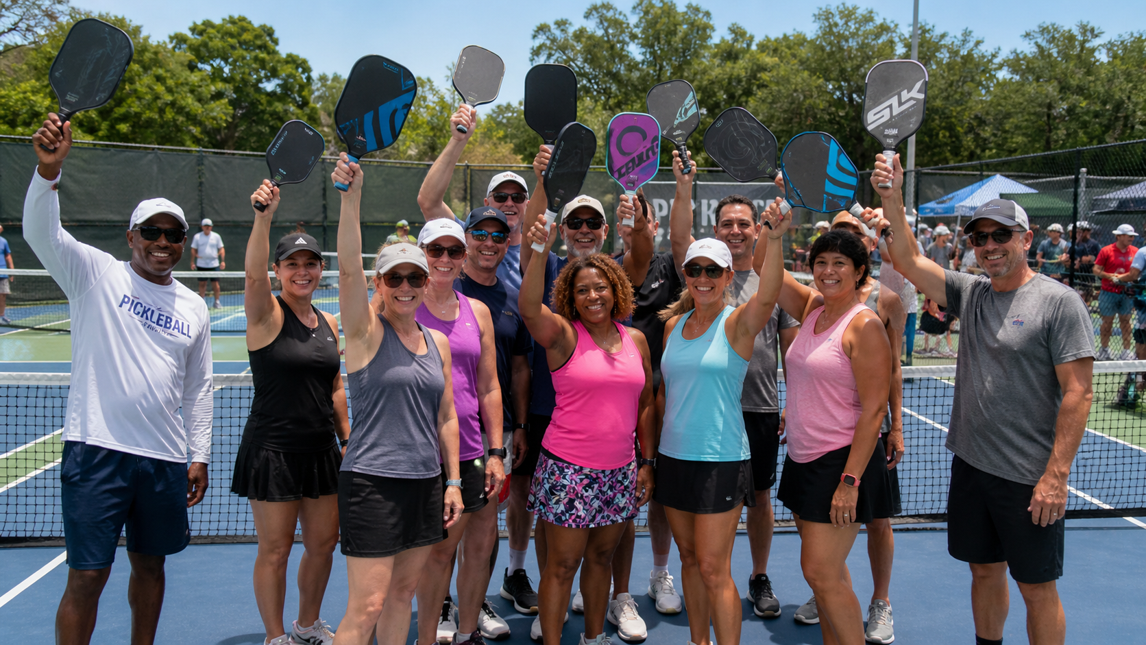 Pickleball competitive community event in NJ