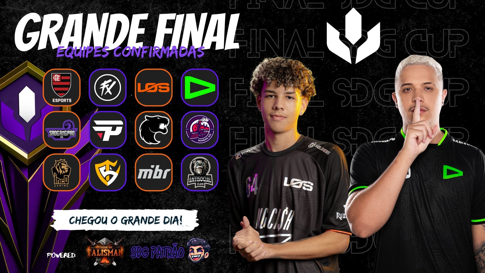 Eventos e Competitivo do Grupo SDG holding  da Sad Gang Pro lança o SDG Cup