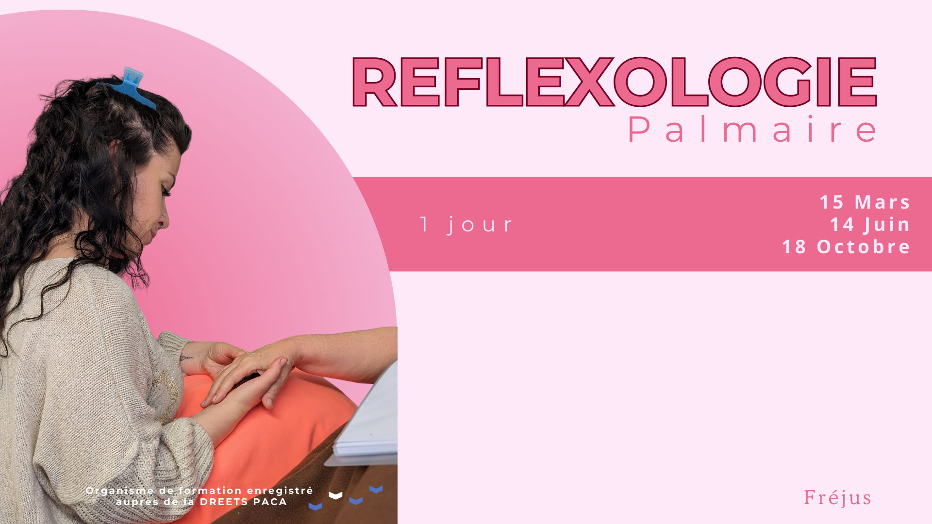 Formation réflexologie palmaire brignoles fréjus en ligne