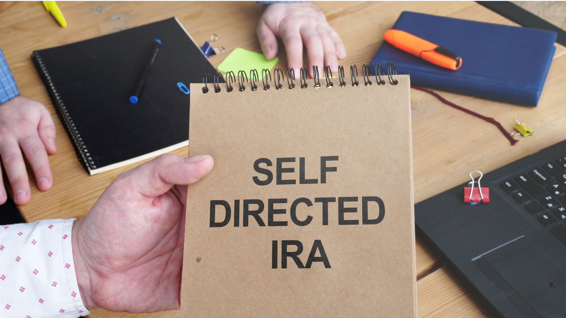 markers and clippers and a computer for a self directed ira