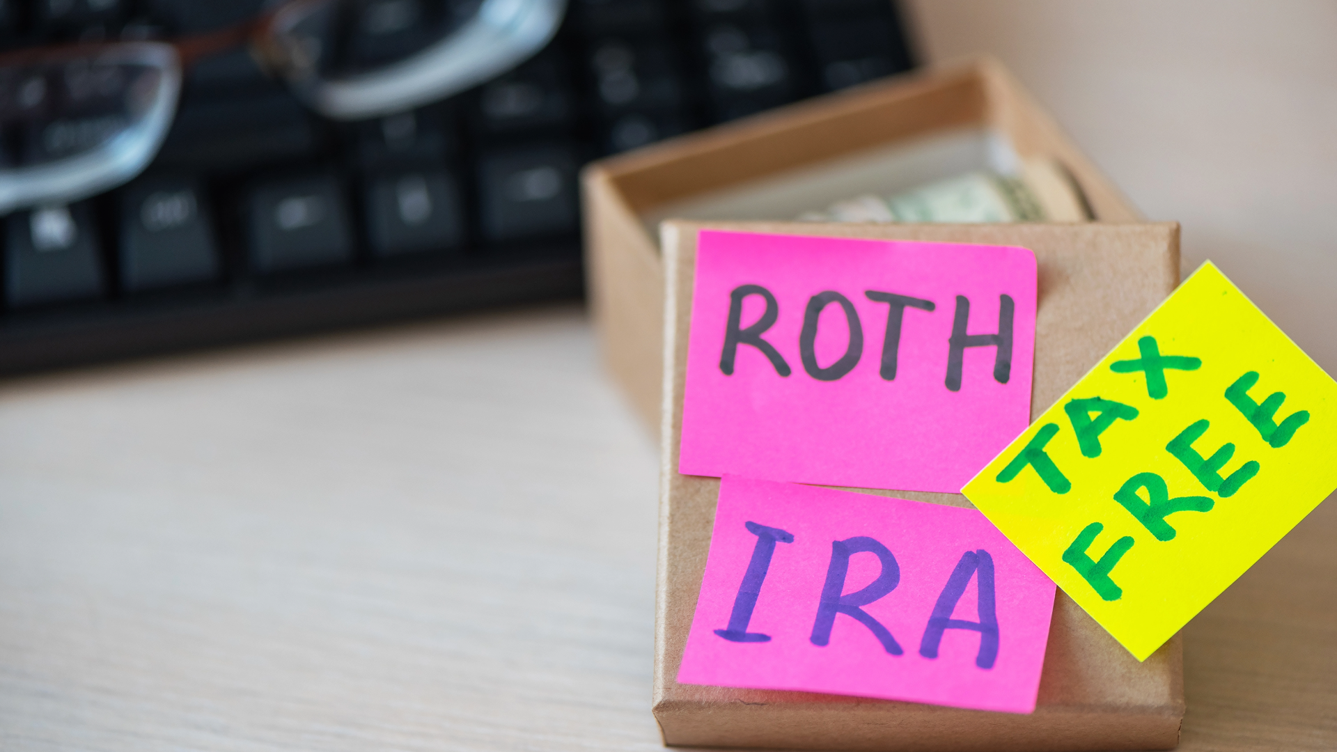 post it notes for a tax free roth ira