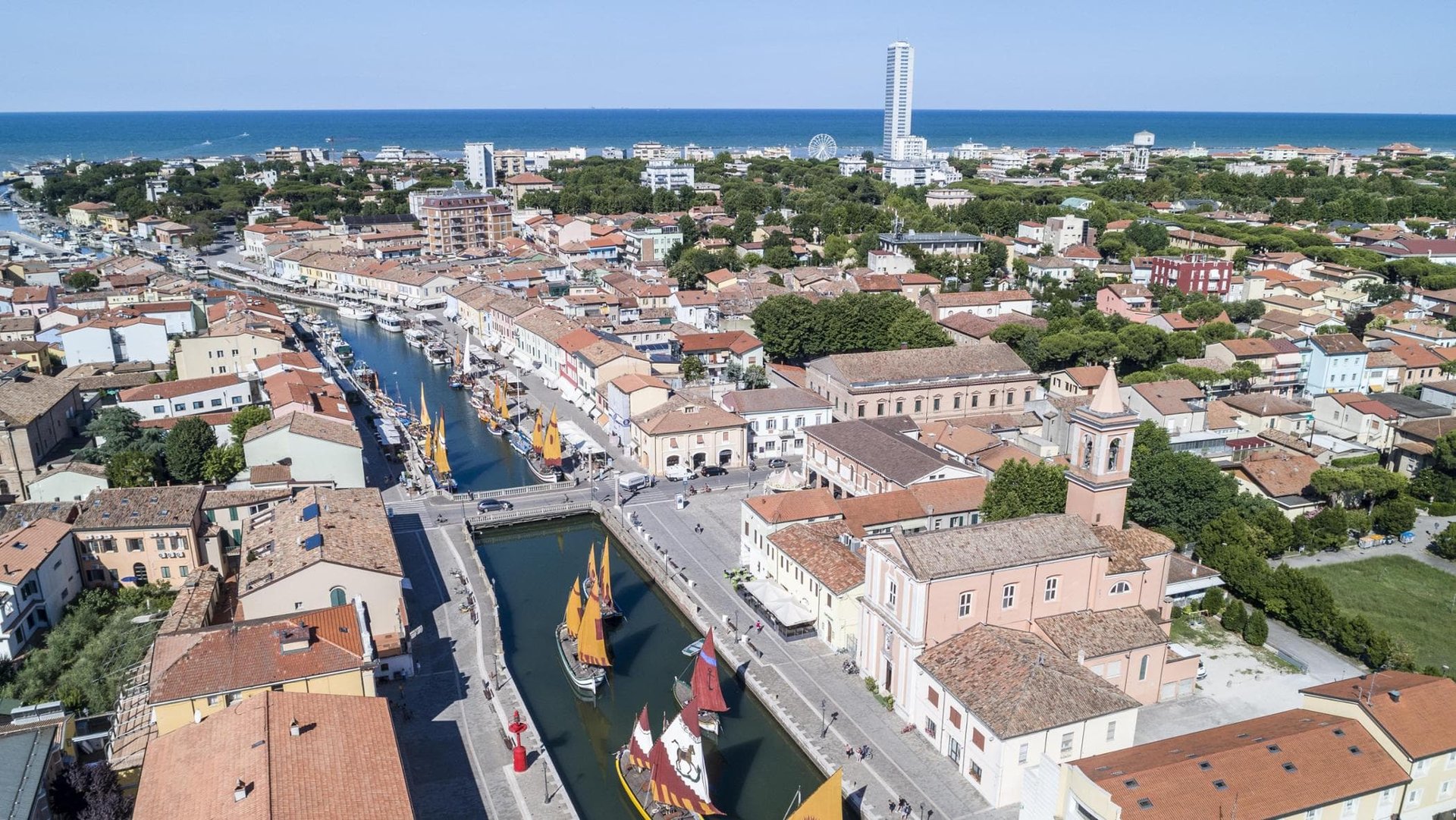 Porto canale Cesenatico, vacanze a Cesenatico, porto canale Leonardesco