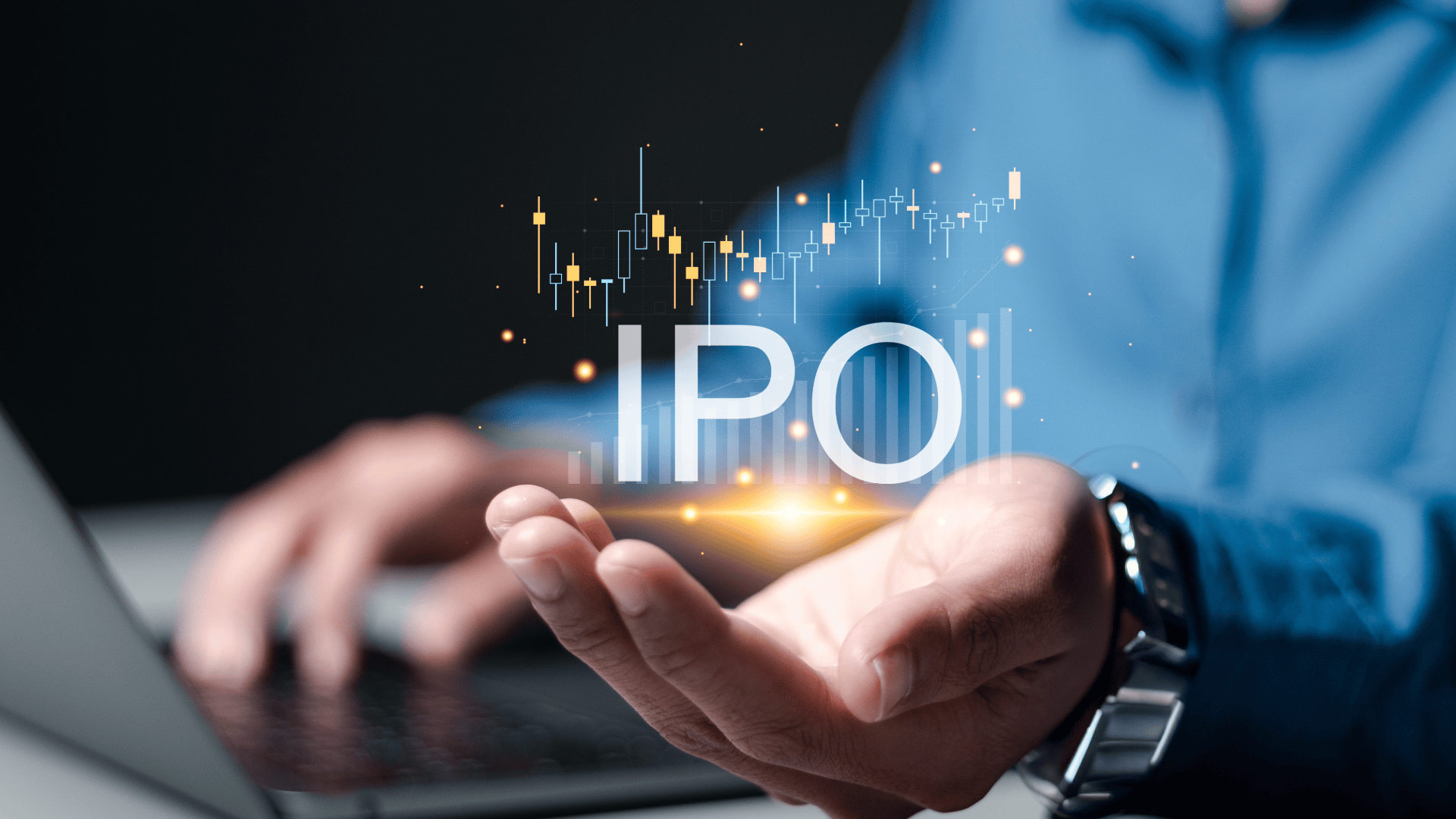 candlestick charts and holographic for ipo stocks