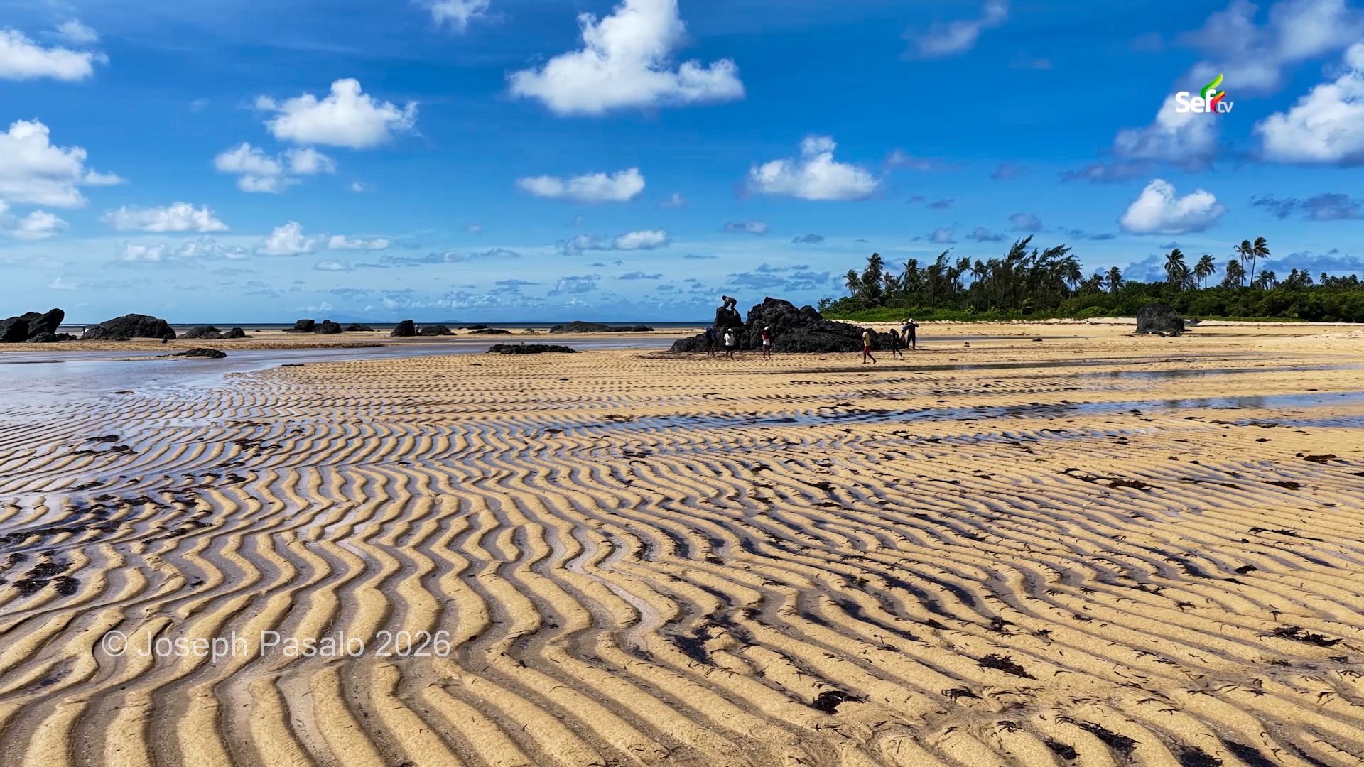 Sand ripples in Jomalig Island