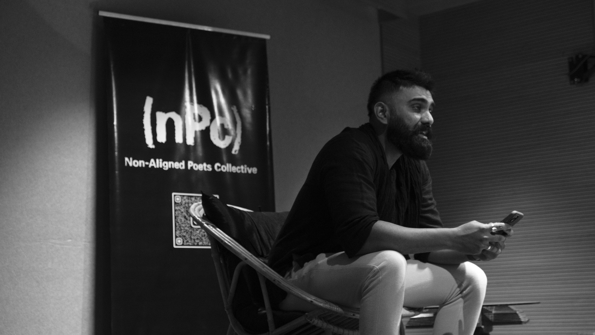 Tahir Hussain Poet Author Performing Bangalore