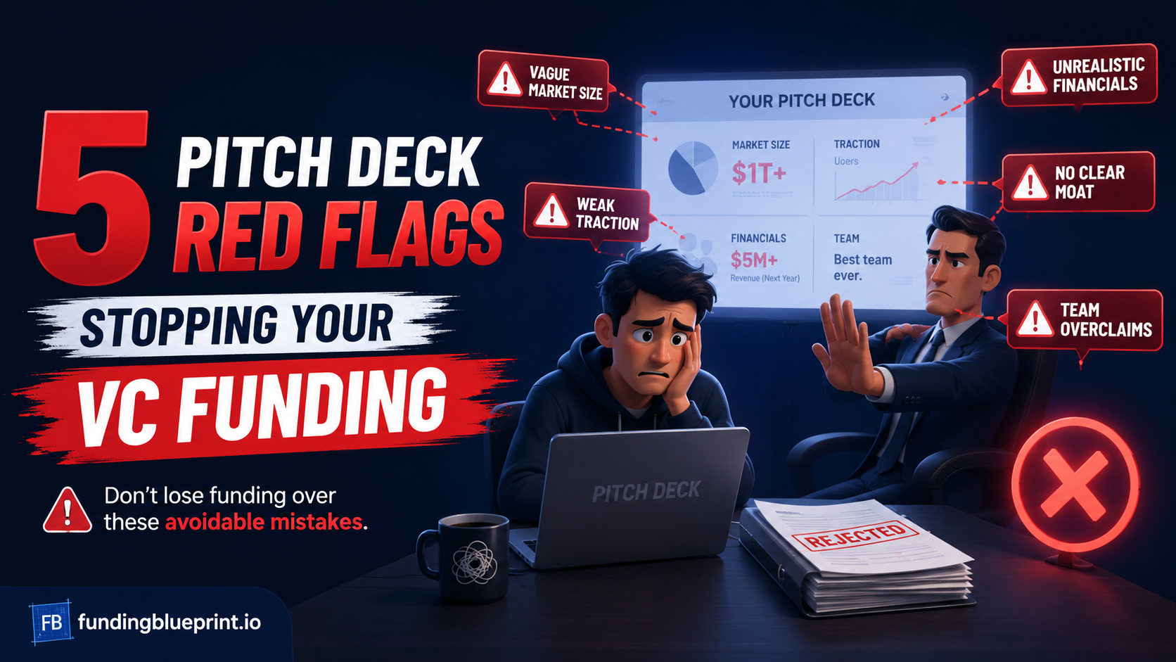5 Pitch Deck Red Flags Stopping Your VC Funding