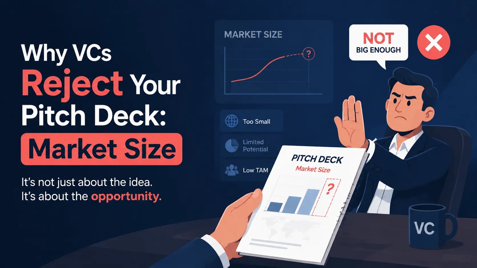 Why VCs Reject Your Pitch Deck: Market Size