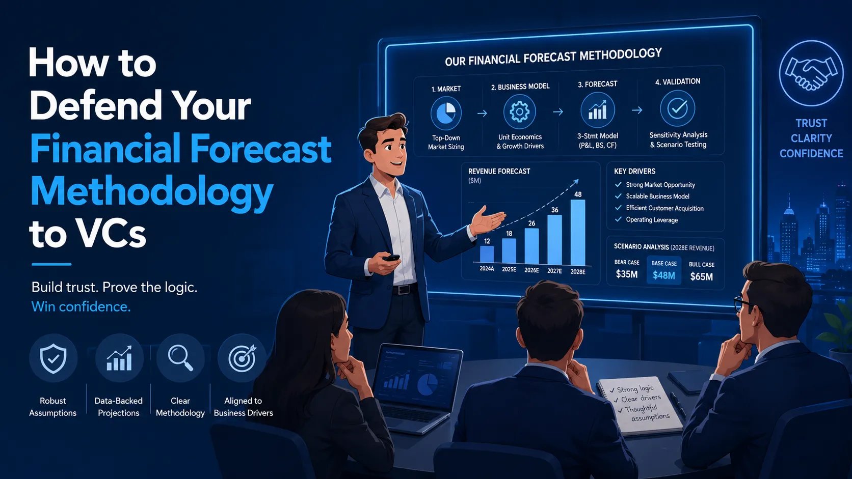 How to Defend Your Financial Forecast Methodology to VCs