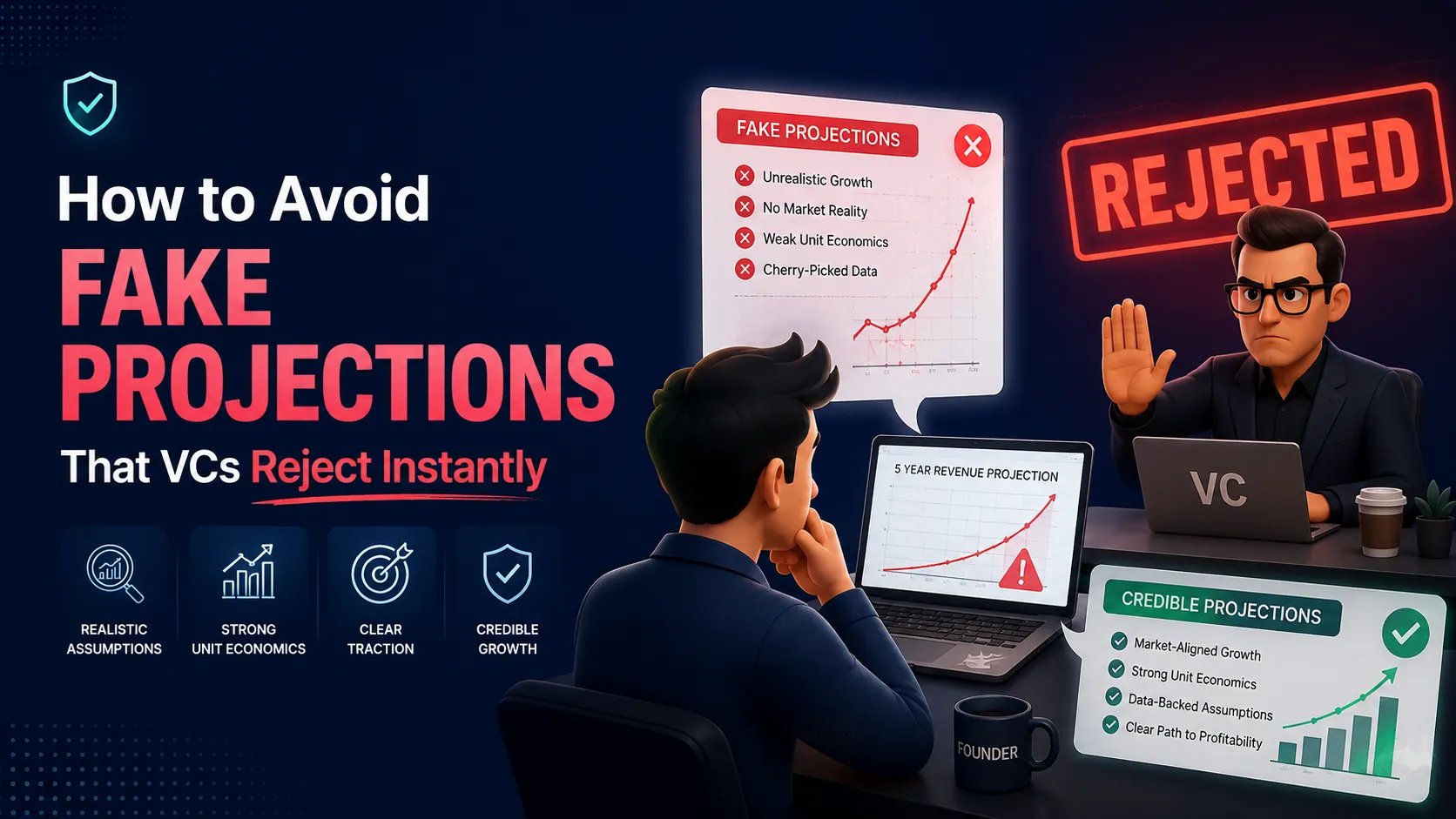 How to Avoid Fake Projections That VCs Reject Instantly