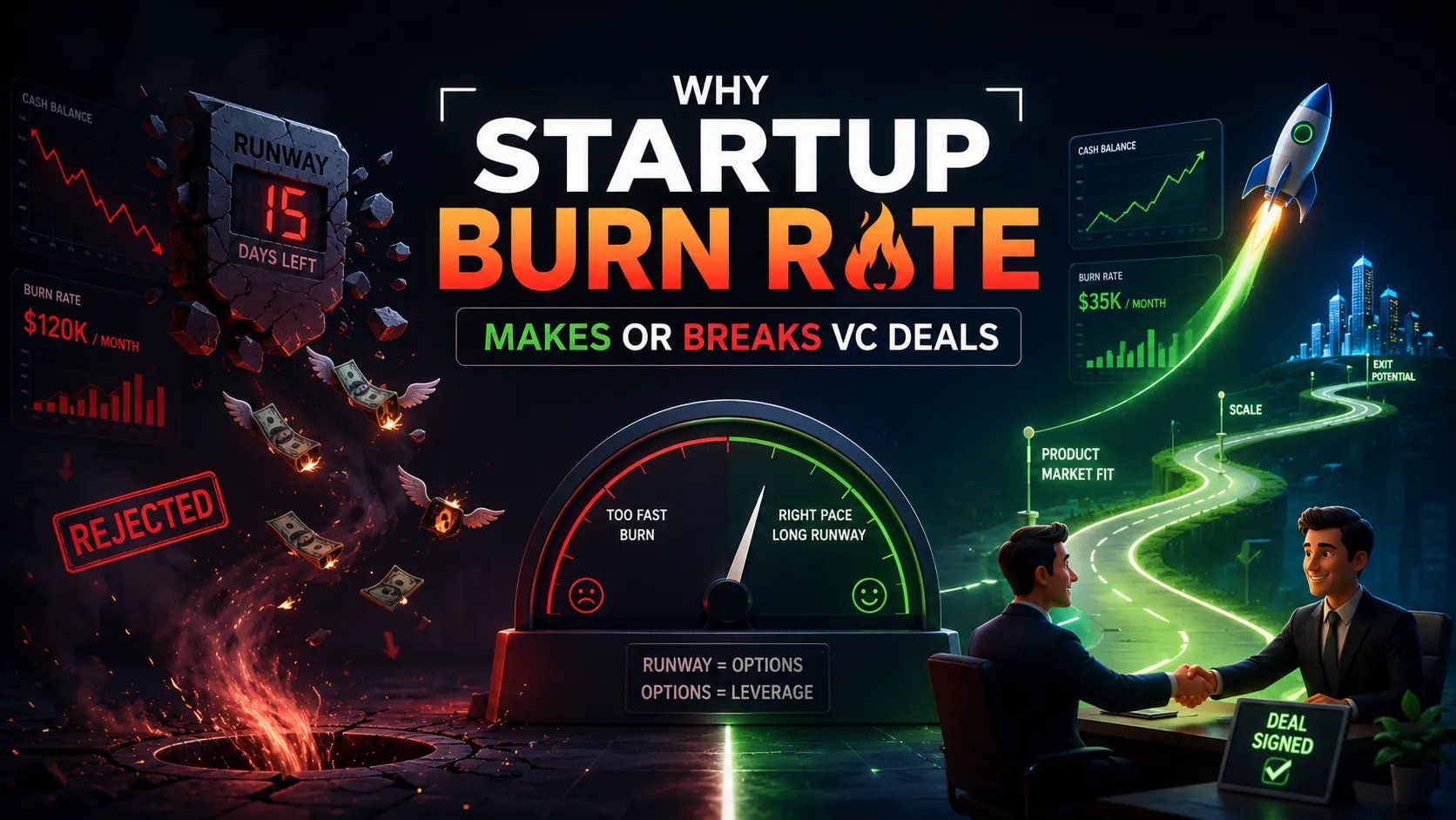 Why Startup Burn Rate Makes or Breaks VC Deals
