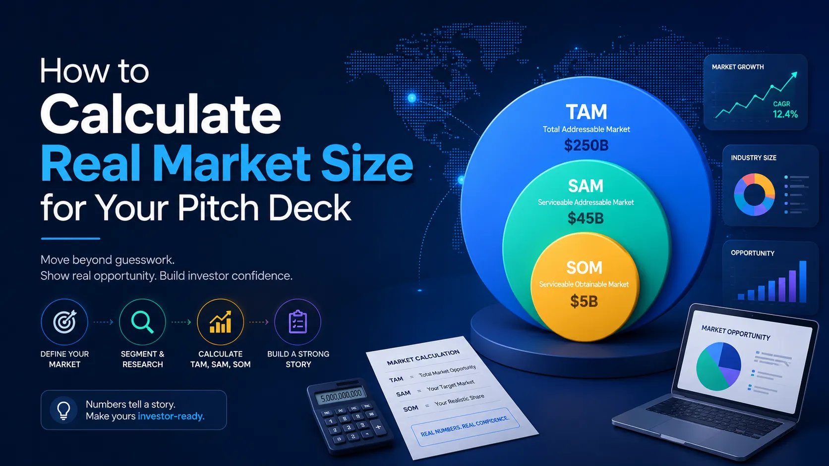 How to Calculate Real Market Size for Your Pitch Deck
