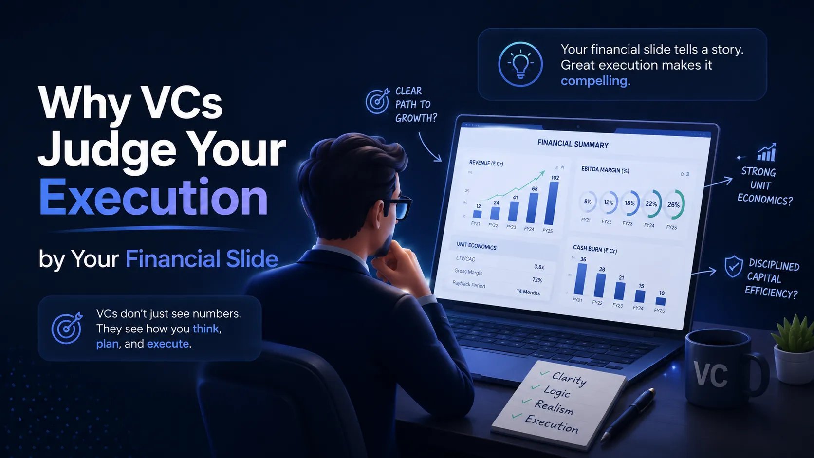 Why VCs Judge Your Execution by Your Financial Slide