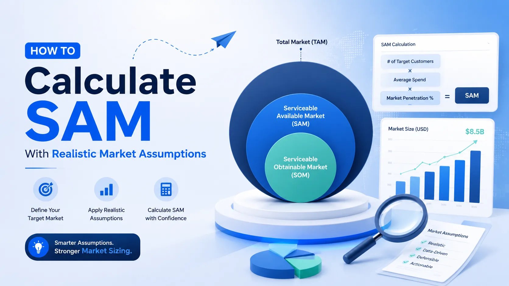 How to Calculate SAM With Realistic Market Assumptions