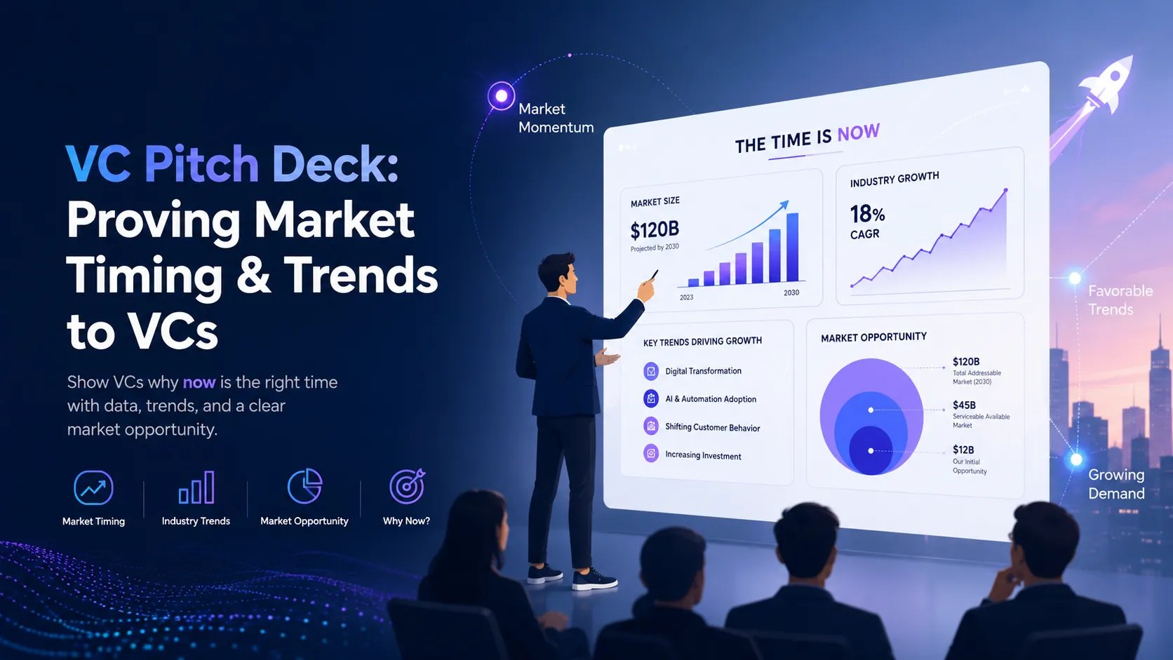 VC Pitch Deck: Proving Market Timing & Trends to VCs
