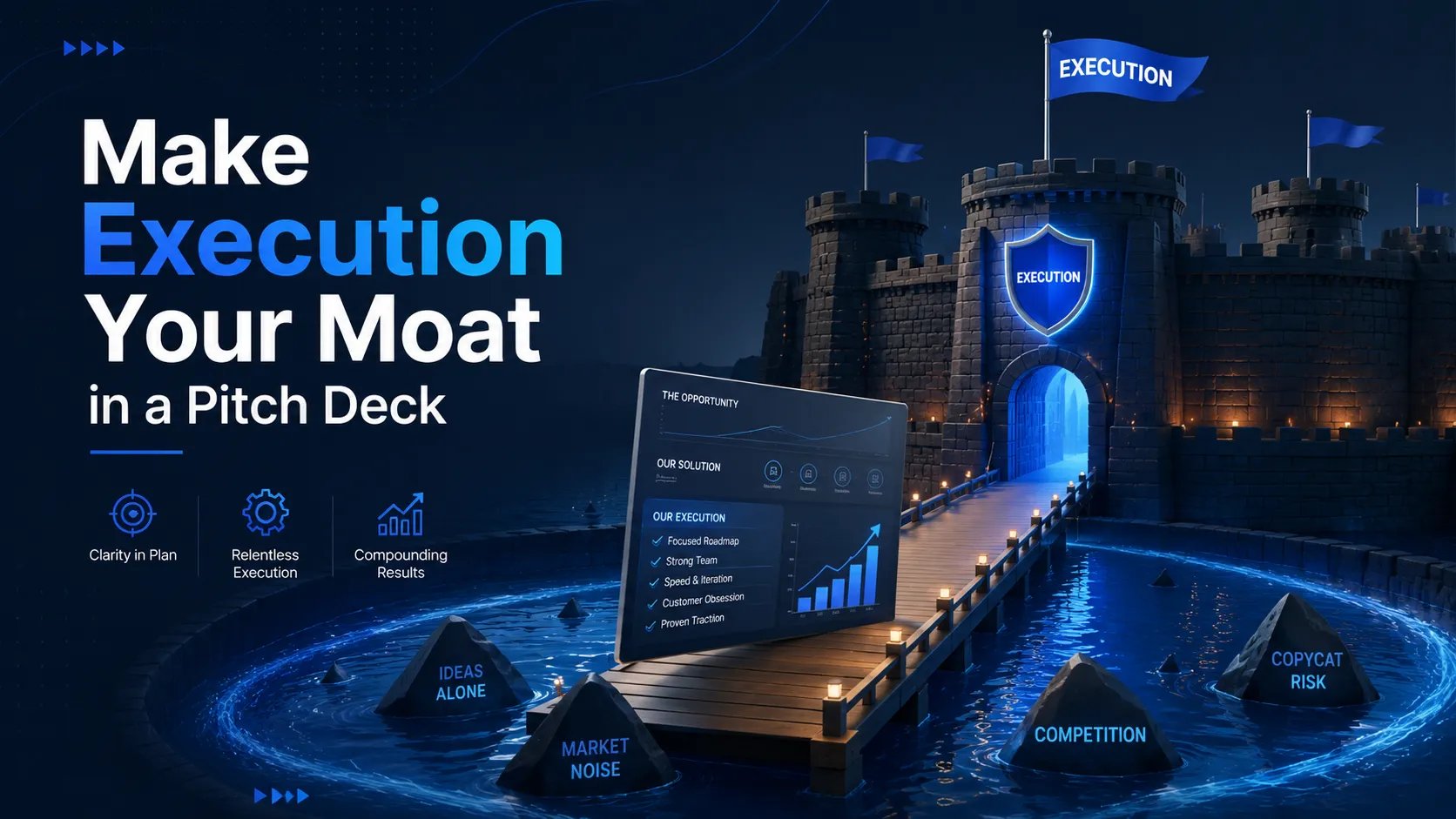 Make Execution Your Moat in a Pitch Deck