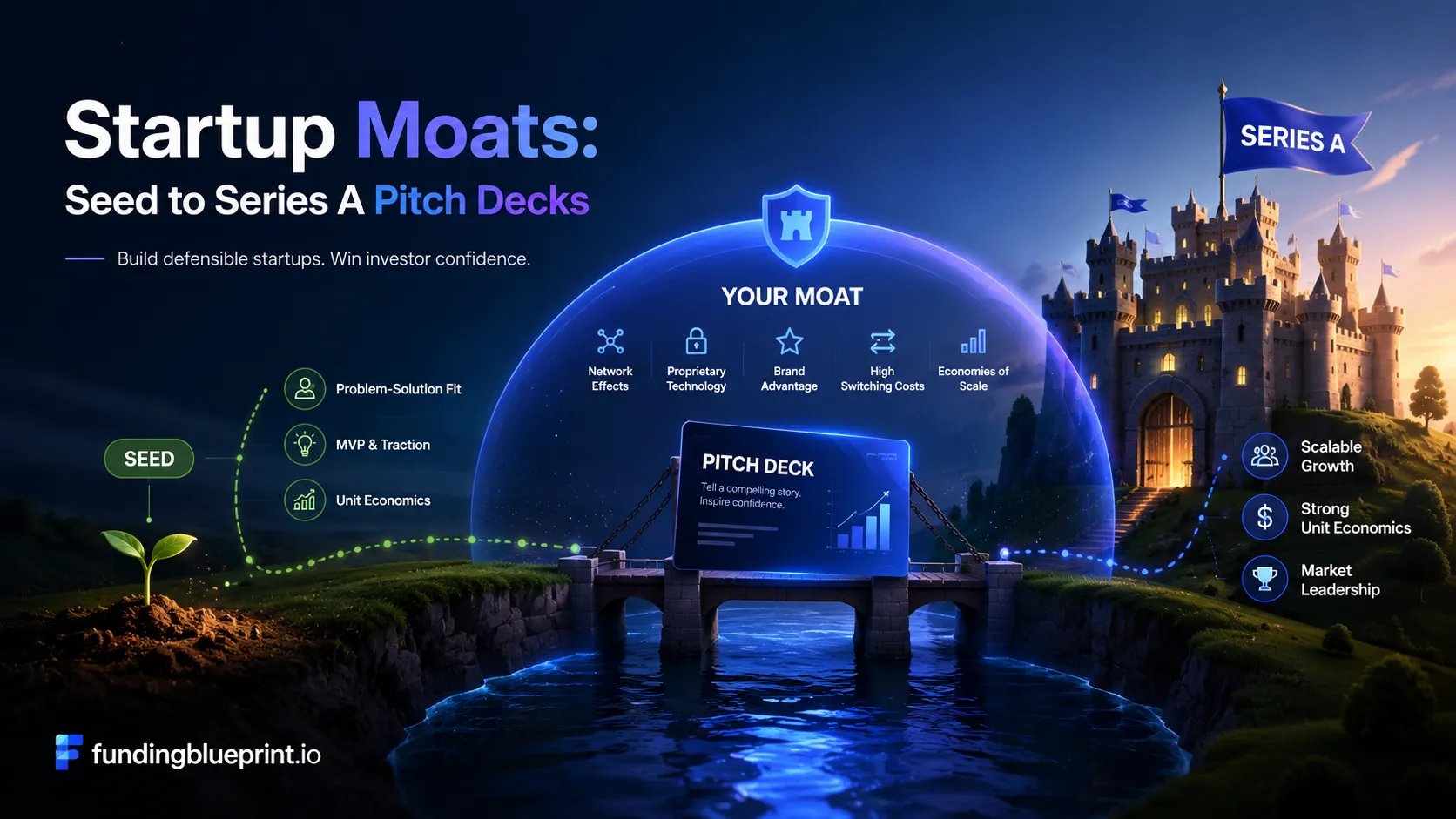 Startup Moats: Seed to Series A Pitch Decks
