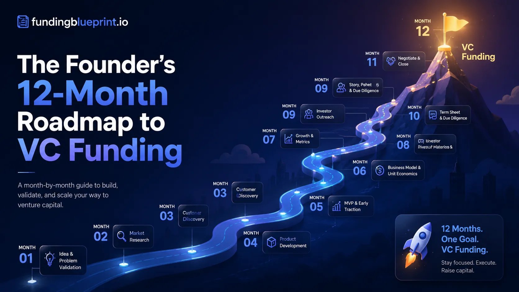 The Founder's 12-Month Roadmap to VC Funding