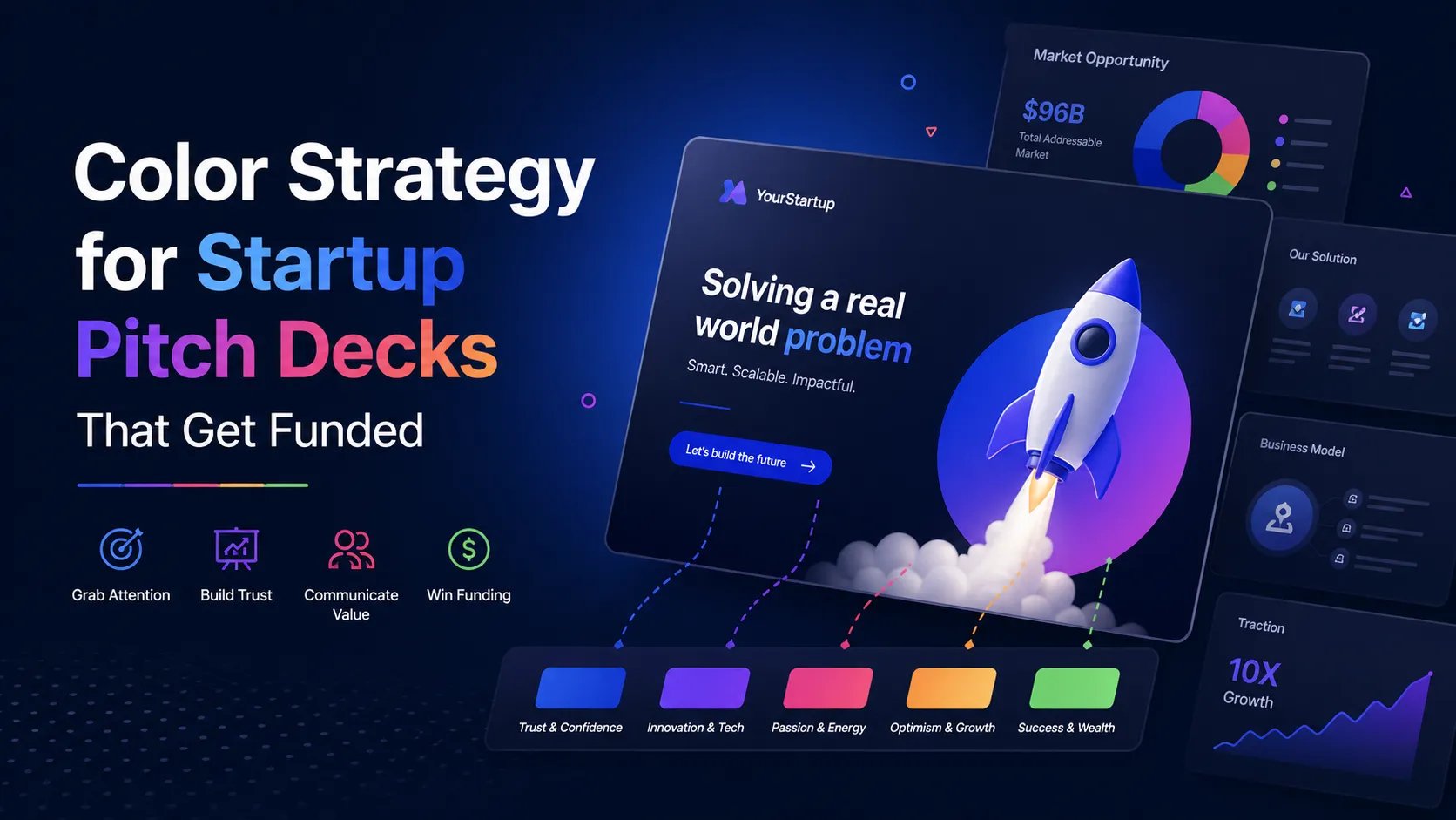 Color Strategy for Startup Pitch Decks That Get Funded