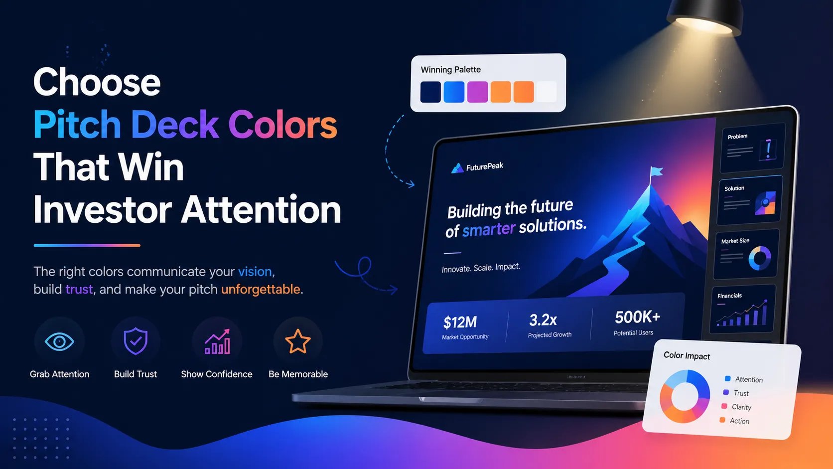 Choose Pitch Deck Colors That Win Investor Attention