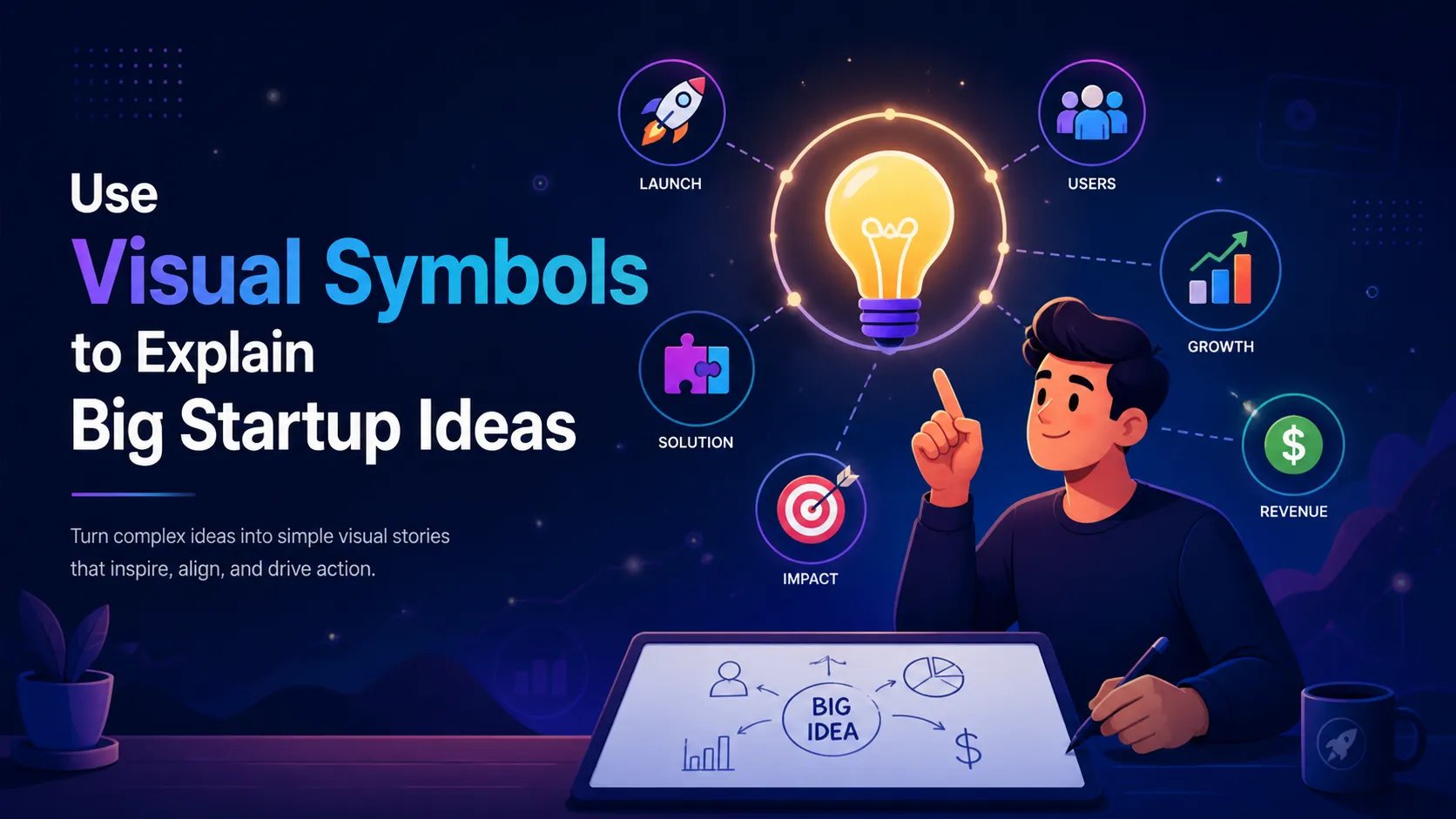 Use Visual Symbols to Explain Big Startup Ideas
