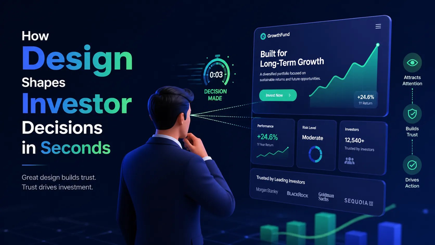 How Design Shapes Investor Decisions in Seconds