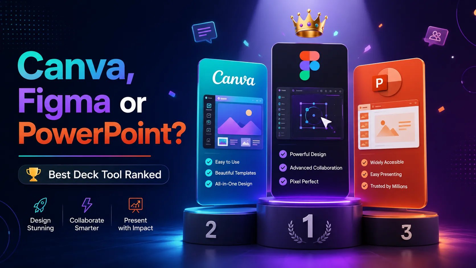 Canva, Figma or PowerPoint? Best Deck Tool Ranked