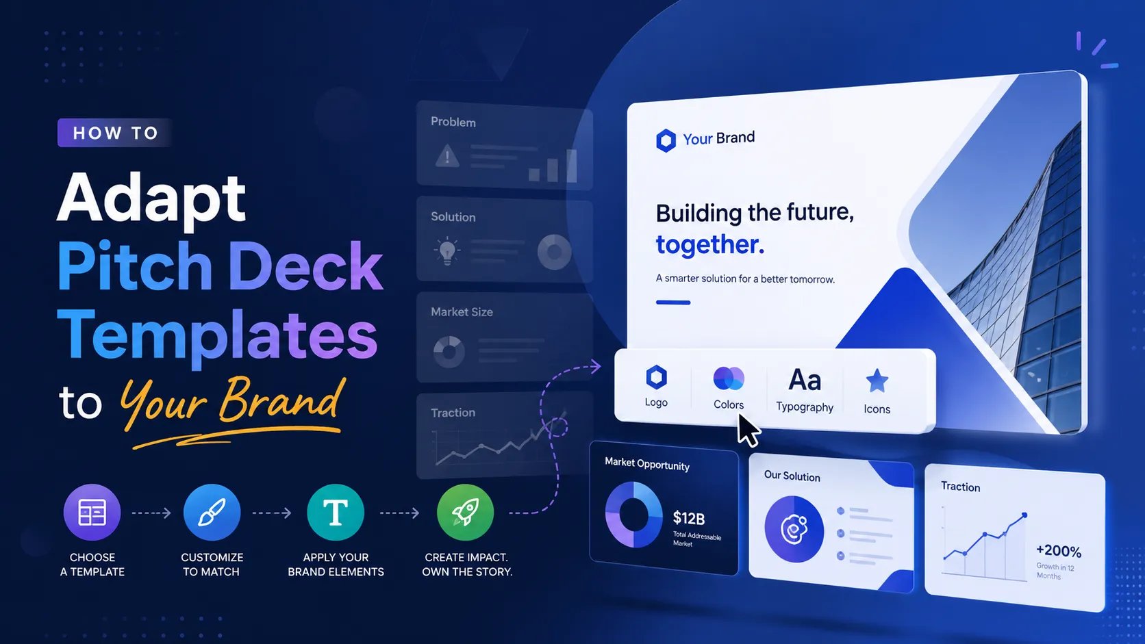 How to Adapt Pitch Deck Templates to Your Brand