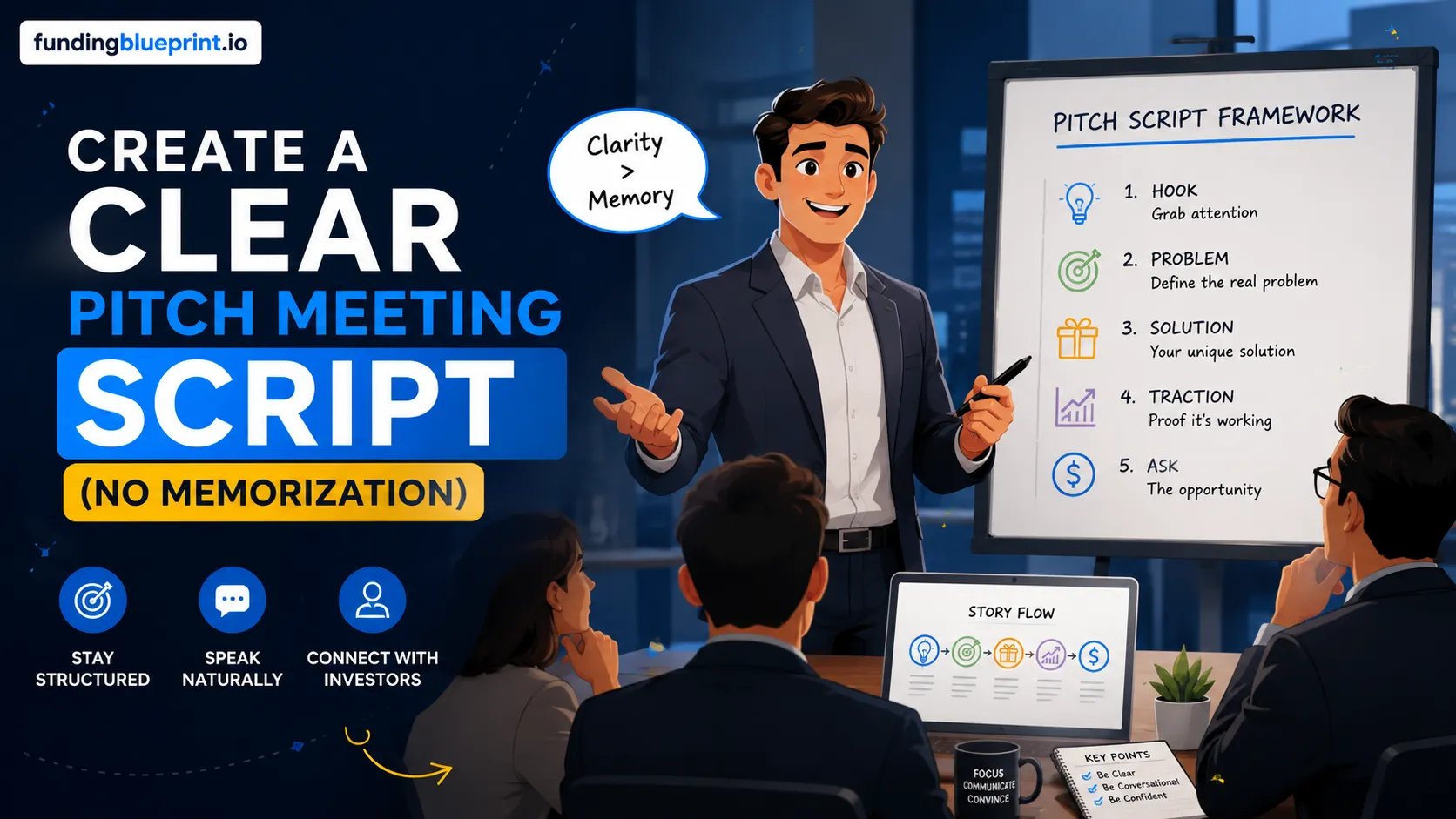 Create a Clear Pitch Meeting Script (No Memorization)
