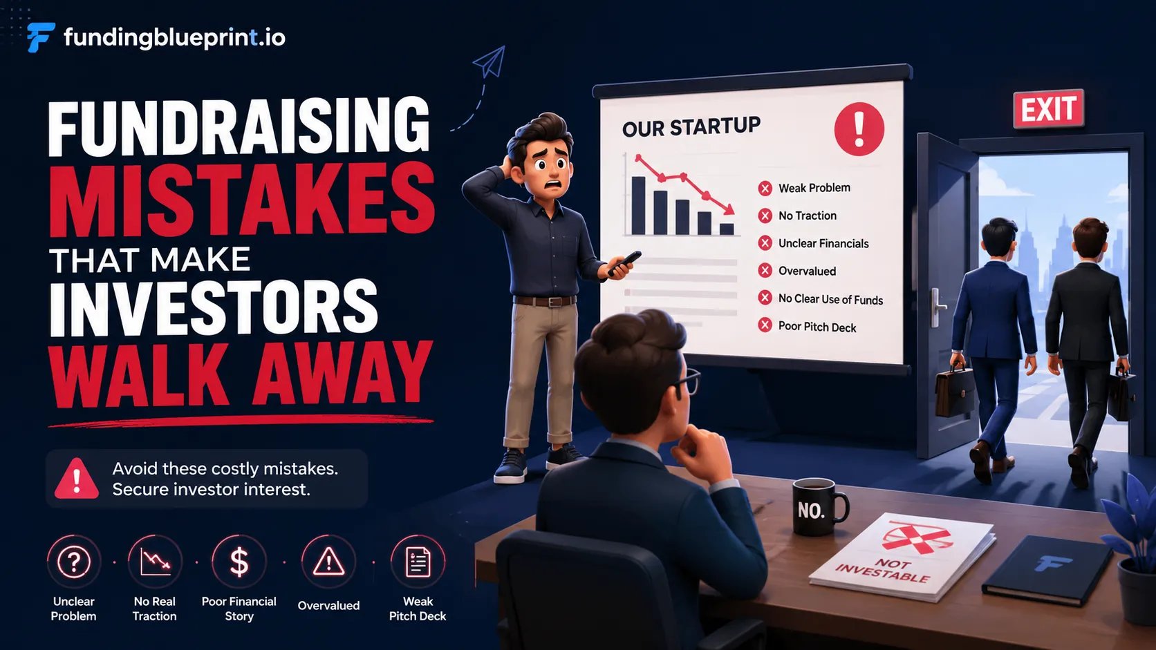 Fundraising Mistakes That Make Investors Walk Away