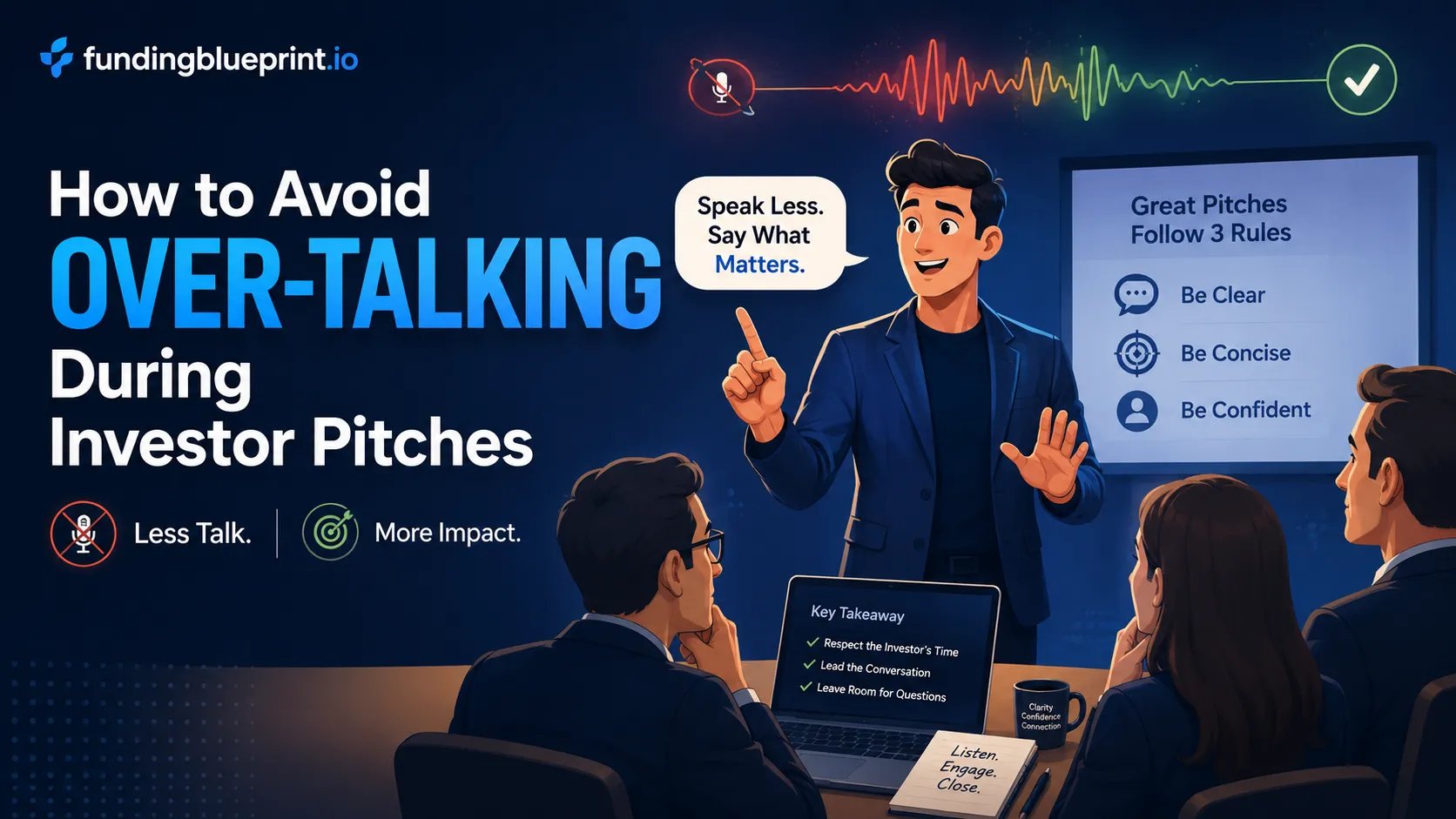 How to Avoid Over-Talking During Investor Pitches