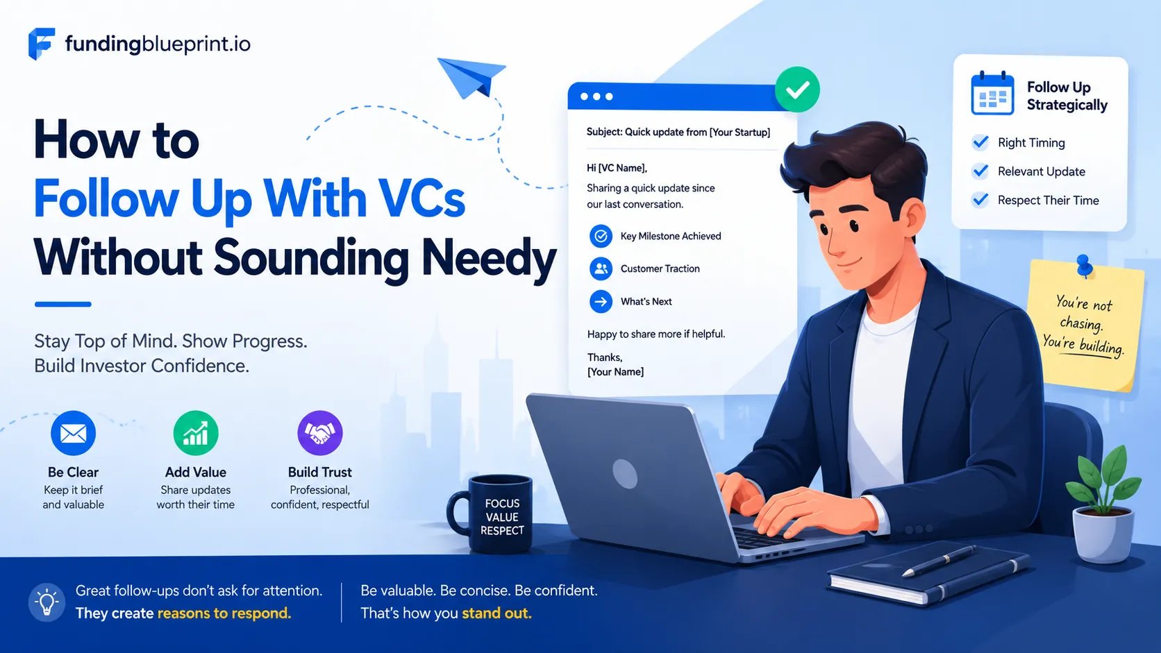 How to Follow Up With VCs Without Sounding Needy