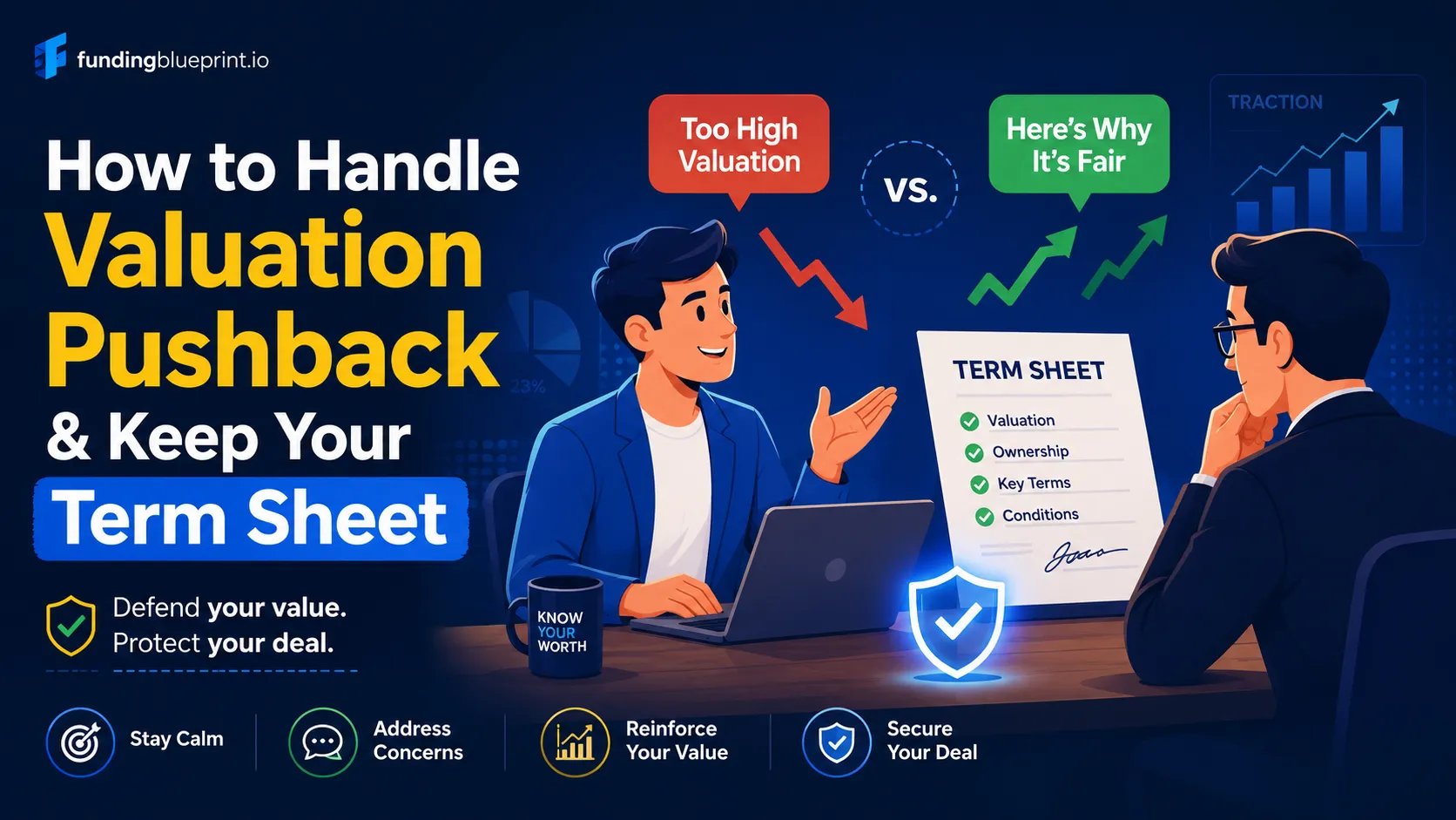 How to Handle Valuation Pushback & Keep Your Term Sheet