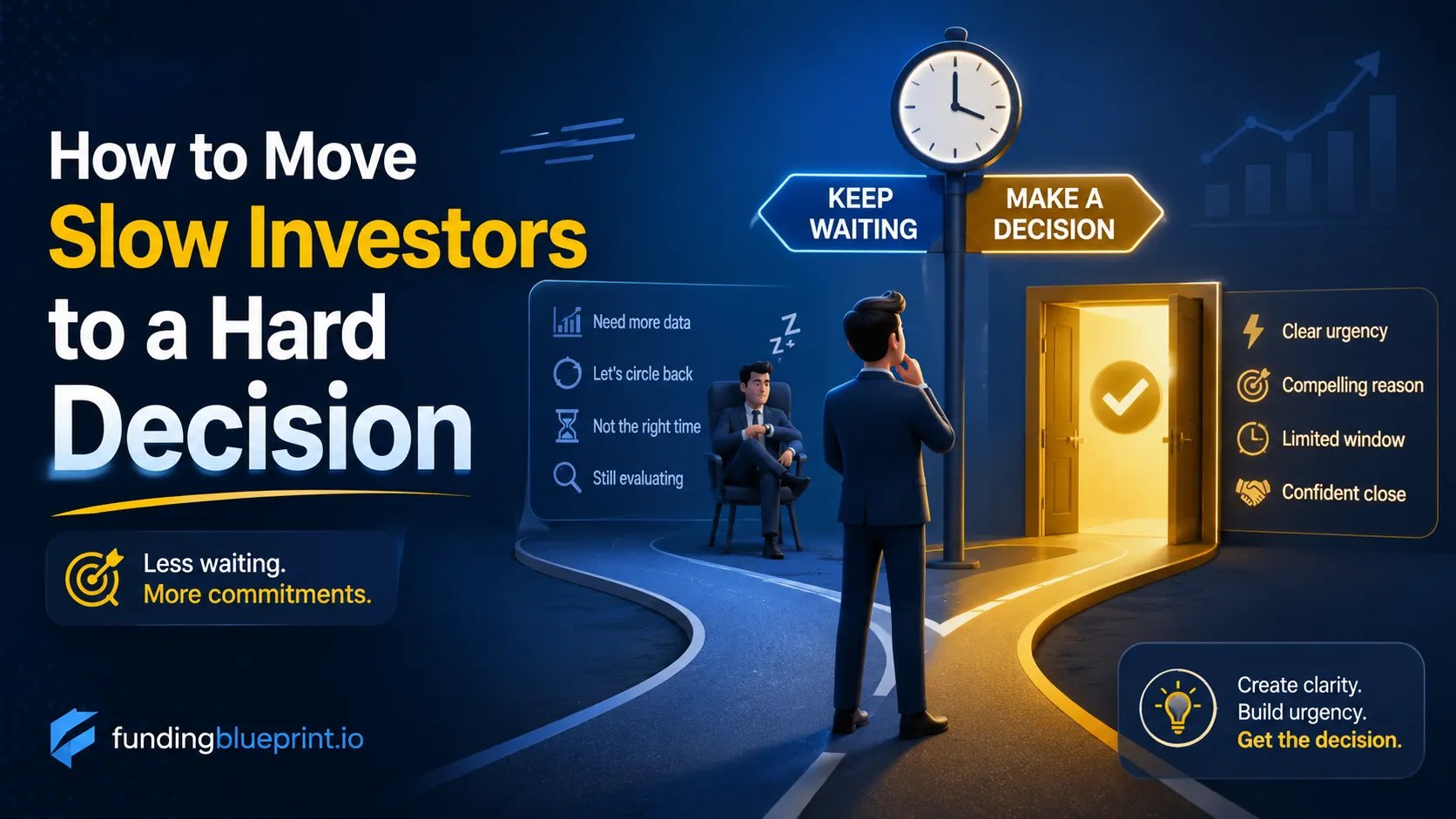 How to Move Slow Investors to a Hard Decision
