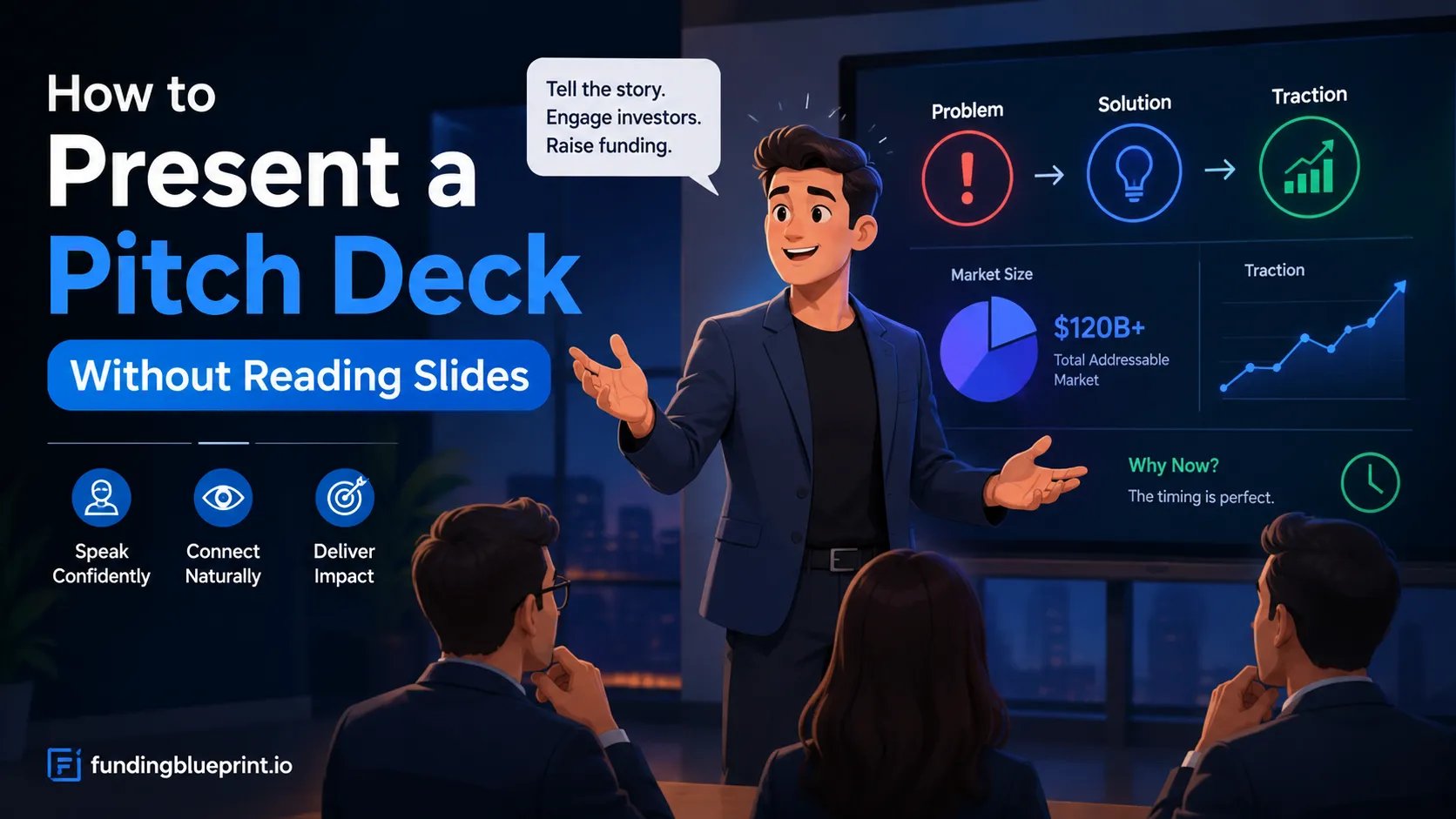 How to Present a Pitch Deck Without Reading Slides
