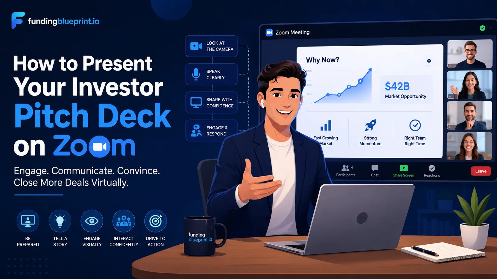 How to Present Your Investor Pitch Deck on Zoom